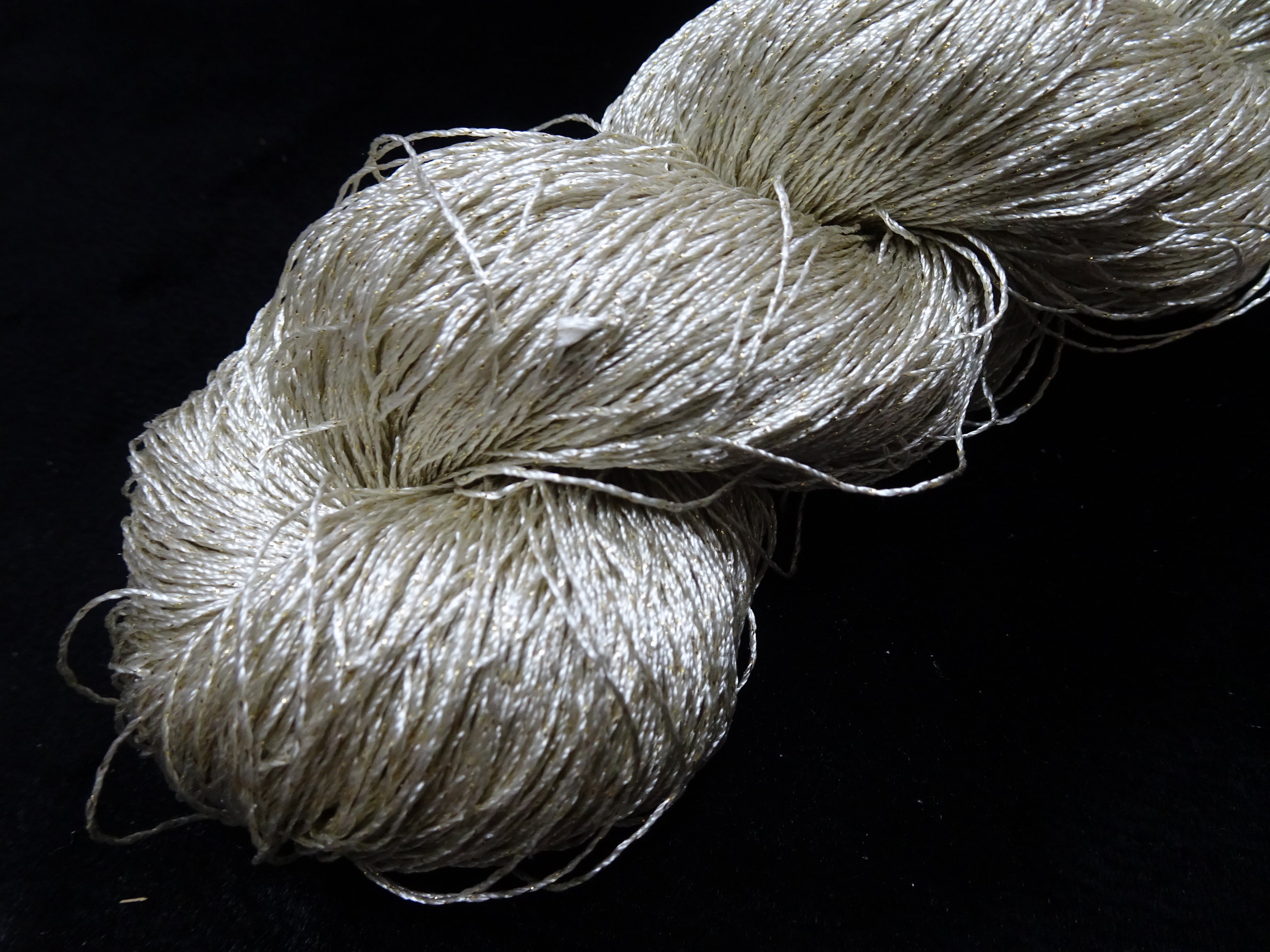 Japanese Vintage High Class Rare Silk Thread Mixture of Gold embroidery 17890