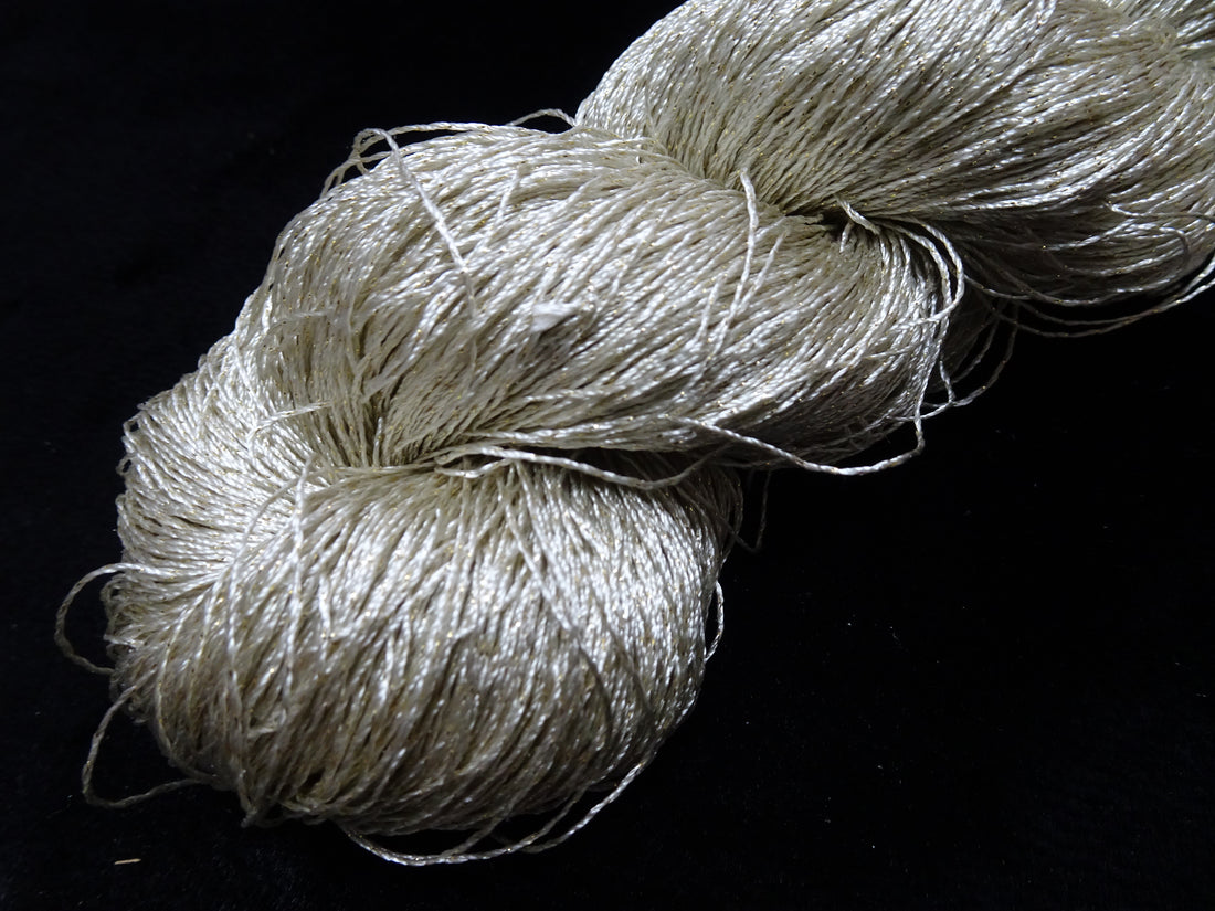 Japanese Vintage High Class Rare Silk Thread Mixture of Gold embroidery 17890