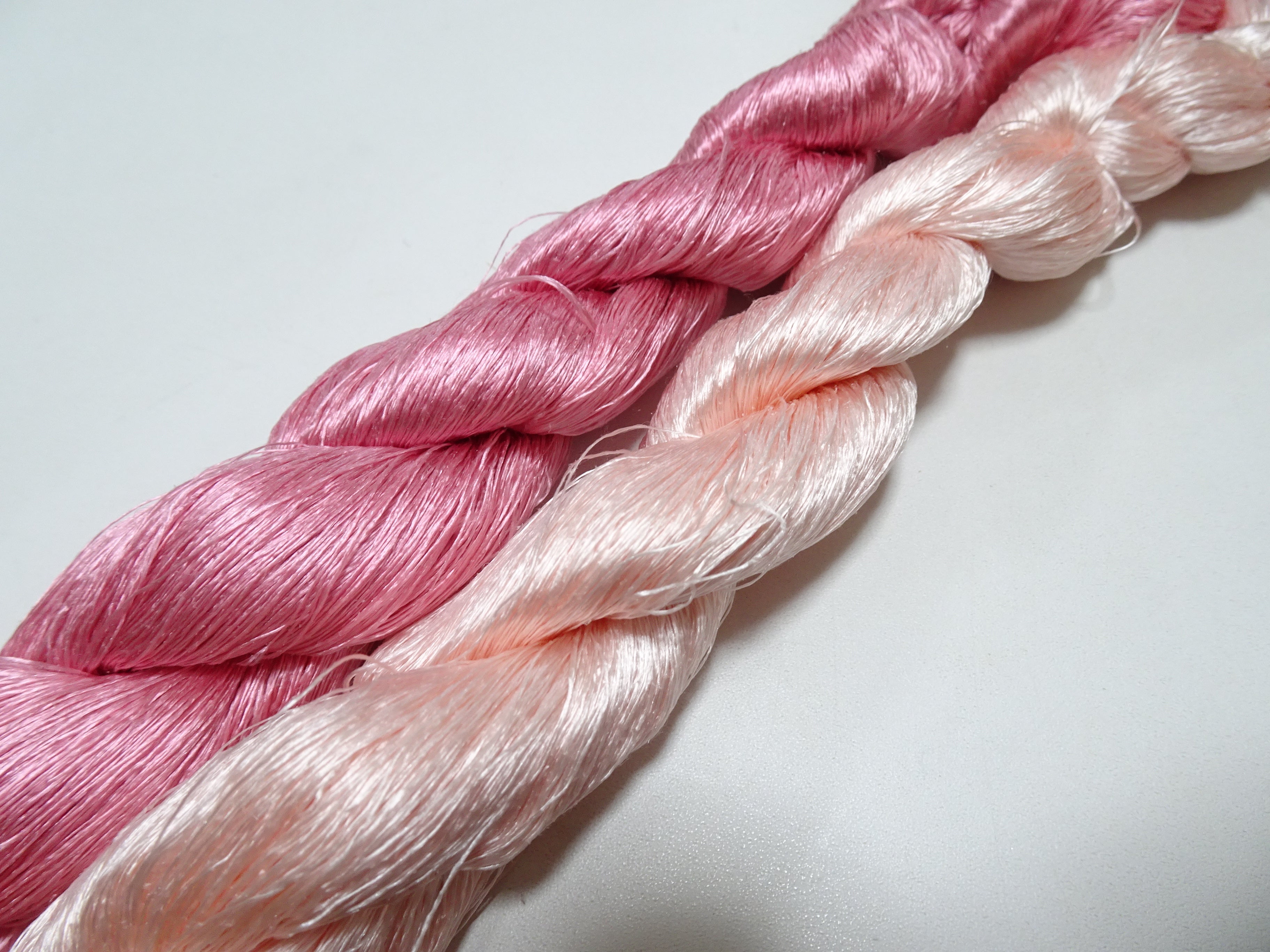 Japanese Vintage loose Twisted Silk Thread 2sets Embroidery 14529