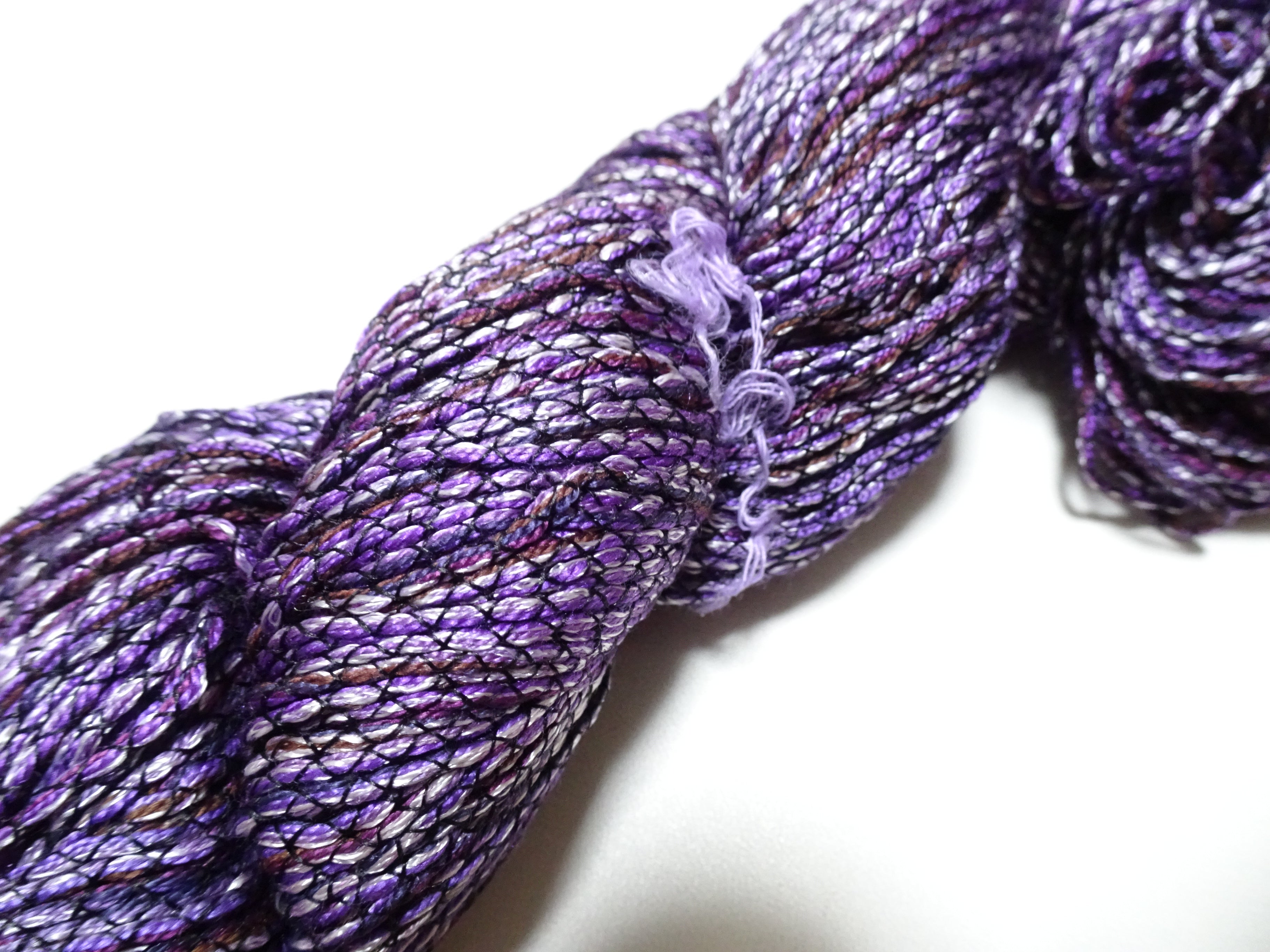 Japanese Tanaka Gen Silk – One-of-a-Kind Hand-Dyed Artistic Silk Thread, Rare Japanese Artisan Yarn, Limited Stock 19105