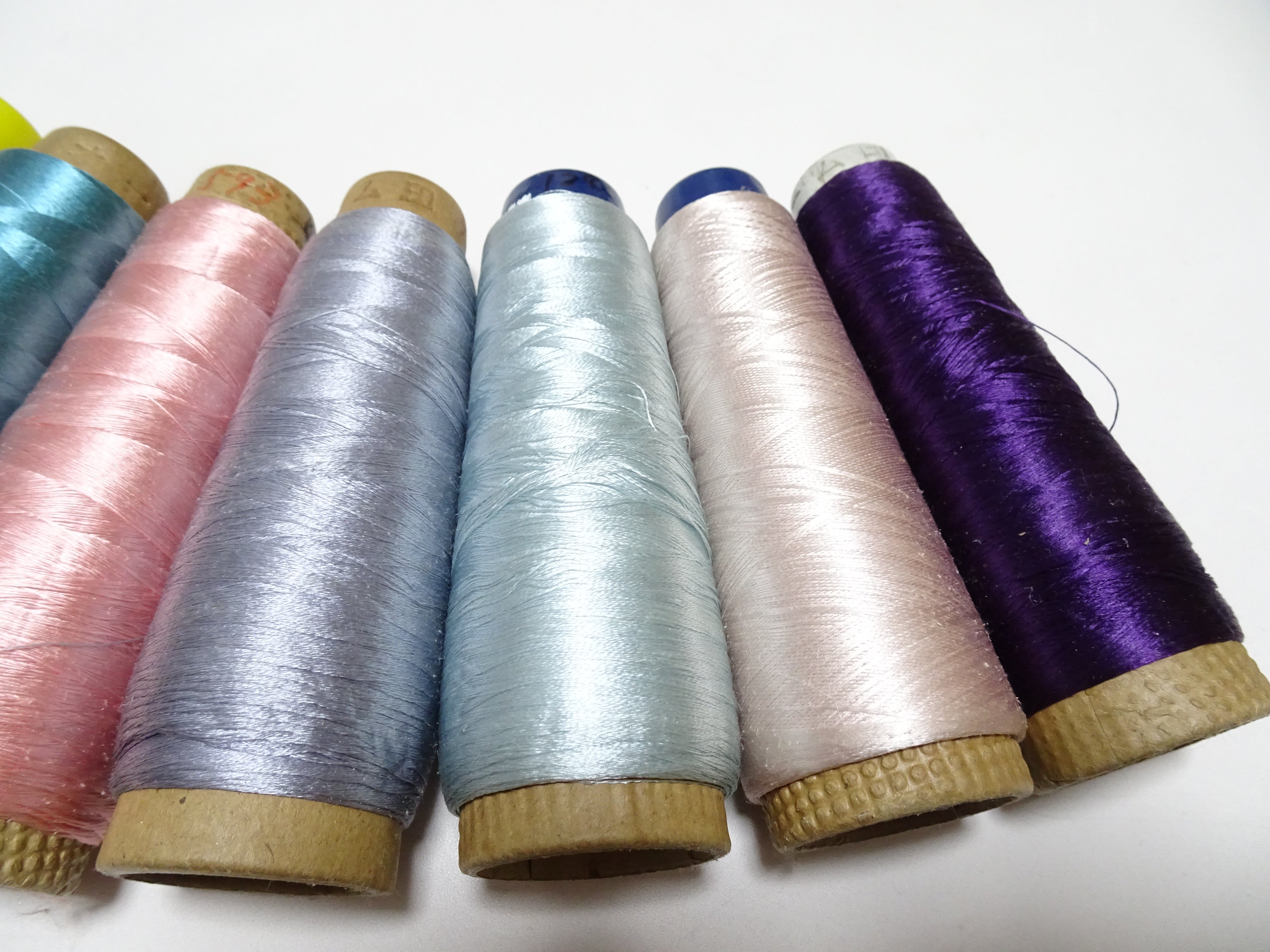 Special Price!! Japanese vintage silk thread 10sets embroidery Over 6,000 meters  16358