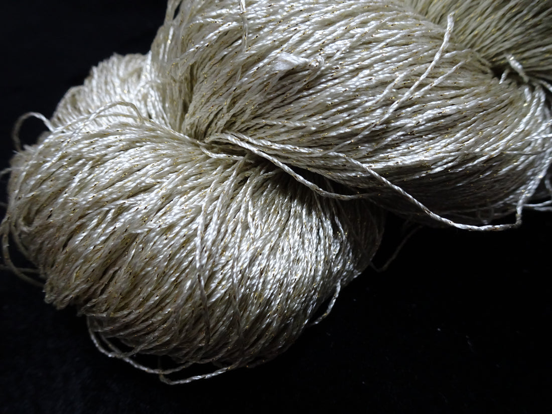 Japanese Vintage High Class Rare Silk Thread Mixture of Gold embroidery 17890