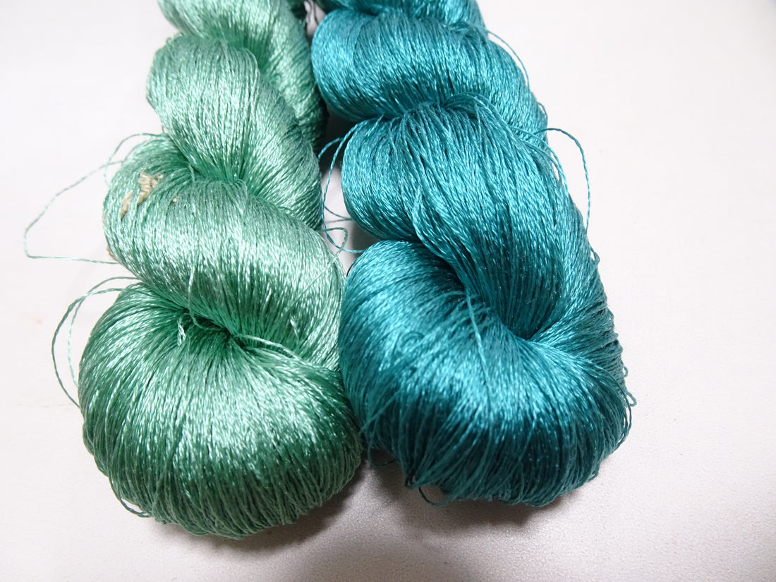 Japanese Vintage Twisted Silk Thread 2sets Embroidery 16946