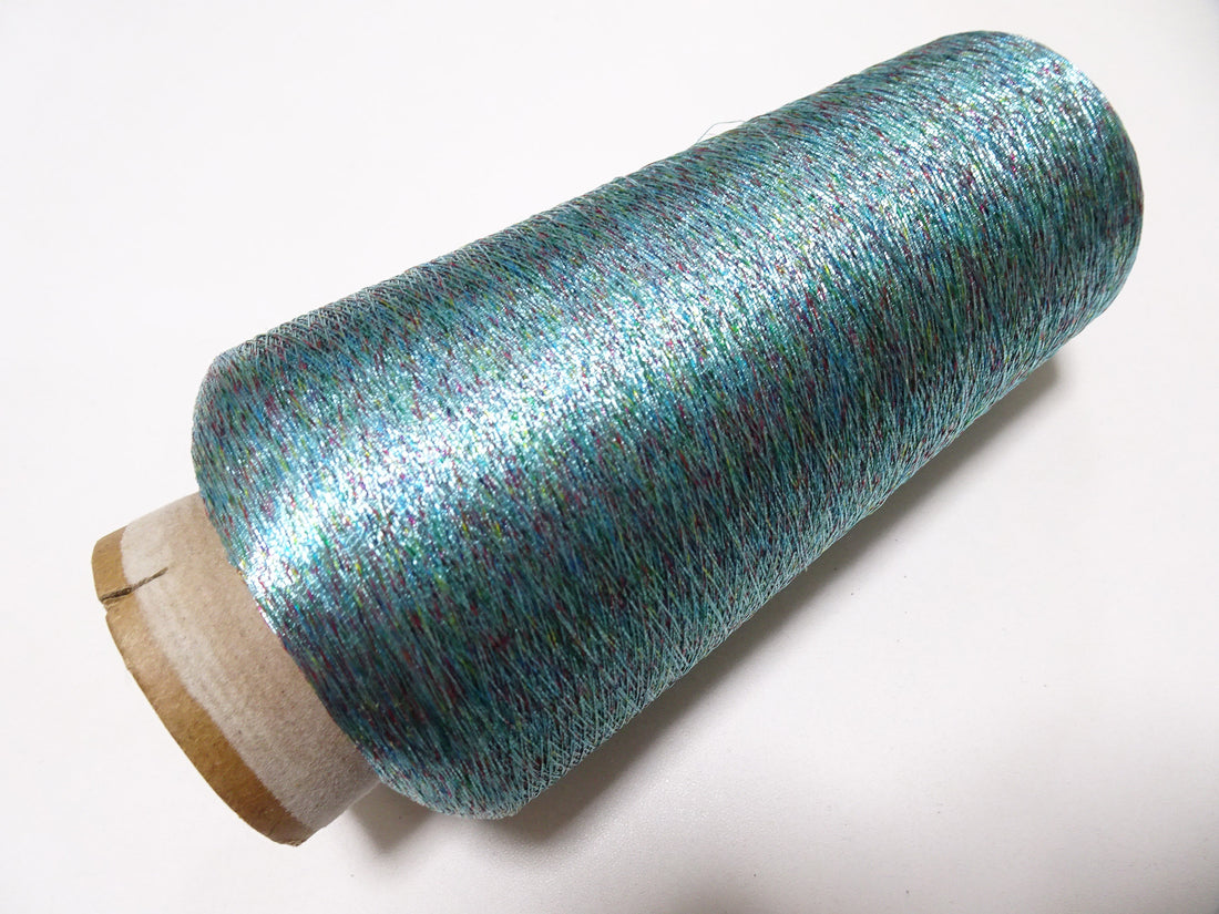 Super Special price! Japanese vintage metallic lame thread embroidery 5000M 9336
