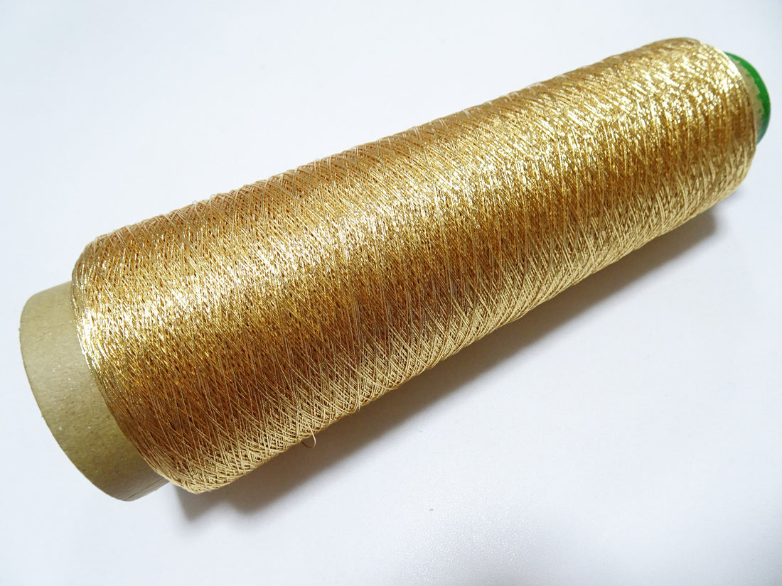 Japanese vintage Superb gold leaf thread 317  embroidery 1000M  0.30mm