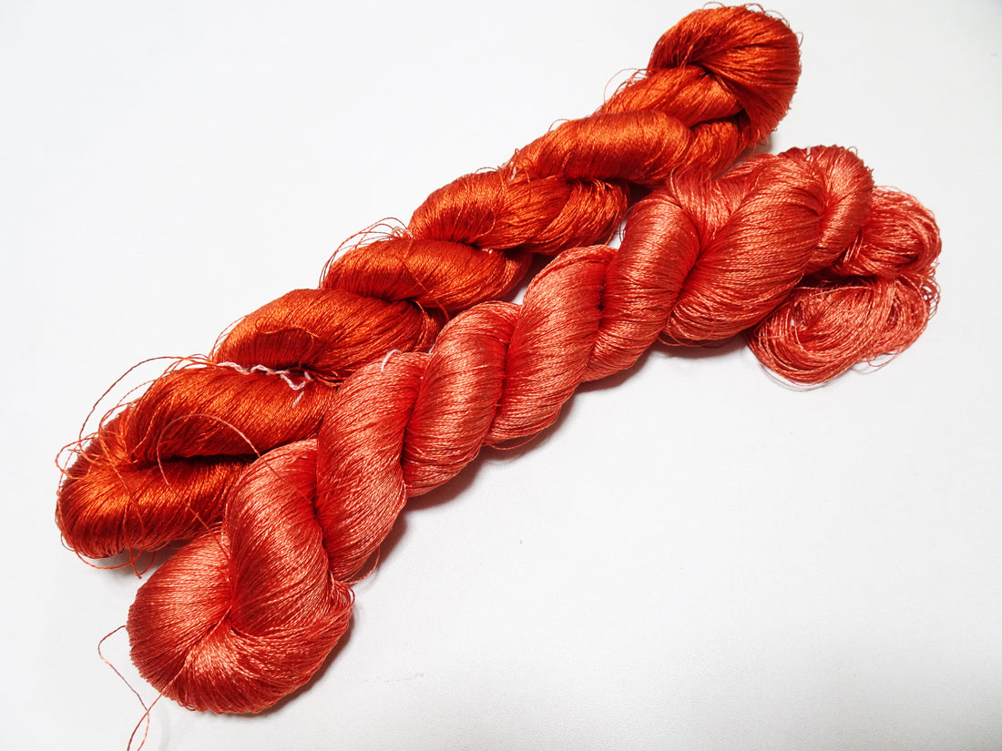 Japanese Vintage Twisted Silk Thread 2sets Embroidery 16947