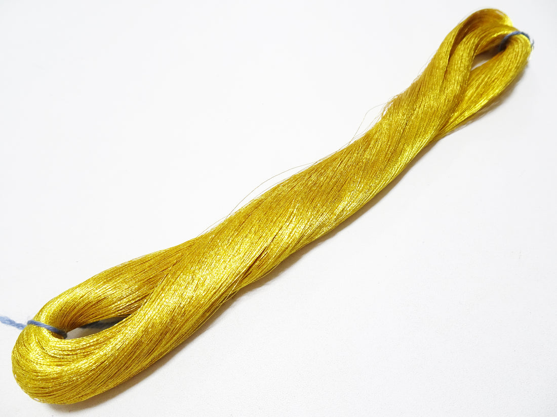 Japanese vintage high class gold leaf thread Ougon embroidery  0.16mm