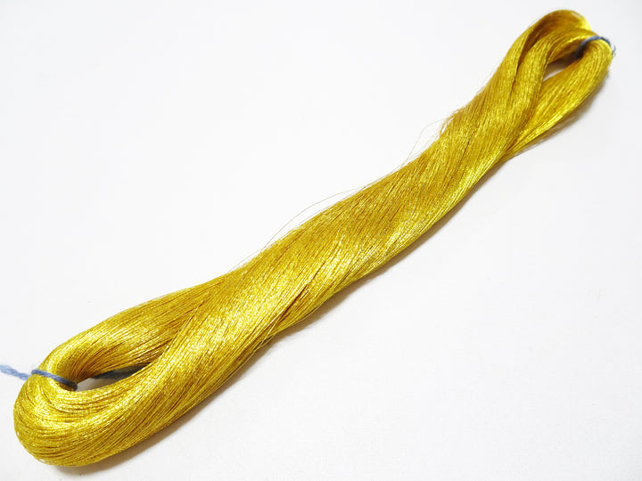 Japanese vintage high class gold leaf thread Ougon embroidery  0.16mm