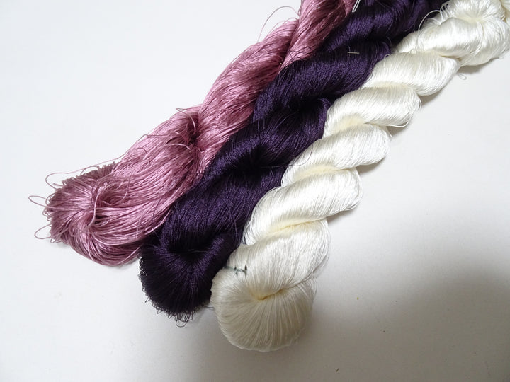 Japanese vintage silk thread 3sets embroidery 8467