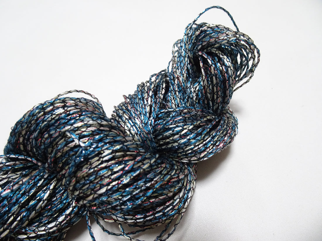Japanese Tanaka Gen Silk – One-of-a-Kind Hand-Dyed Artistic Silk Thread, Rare Japanese Artisan Yarn, Limited Stock 16501