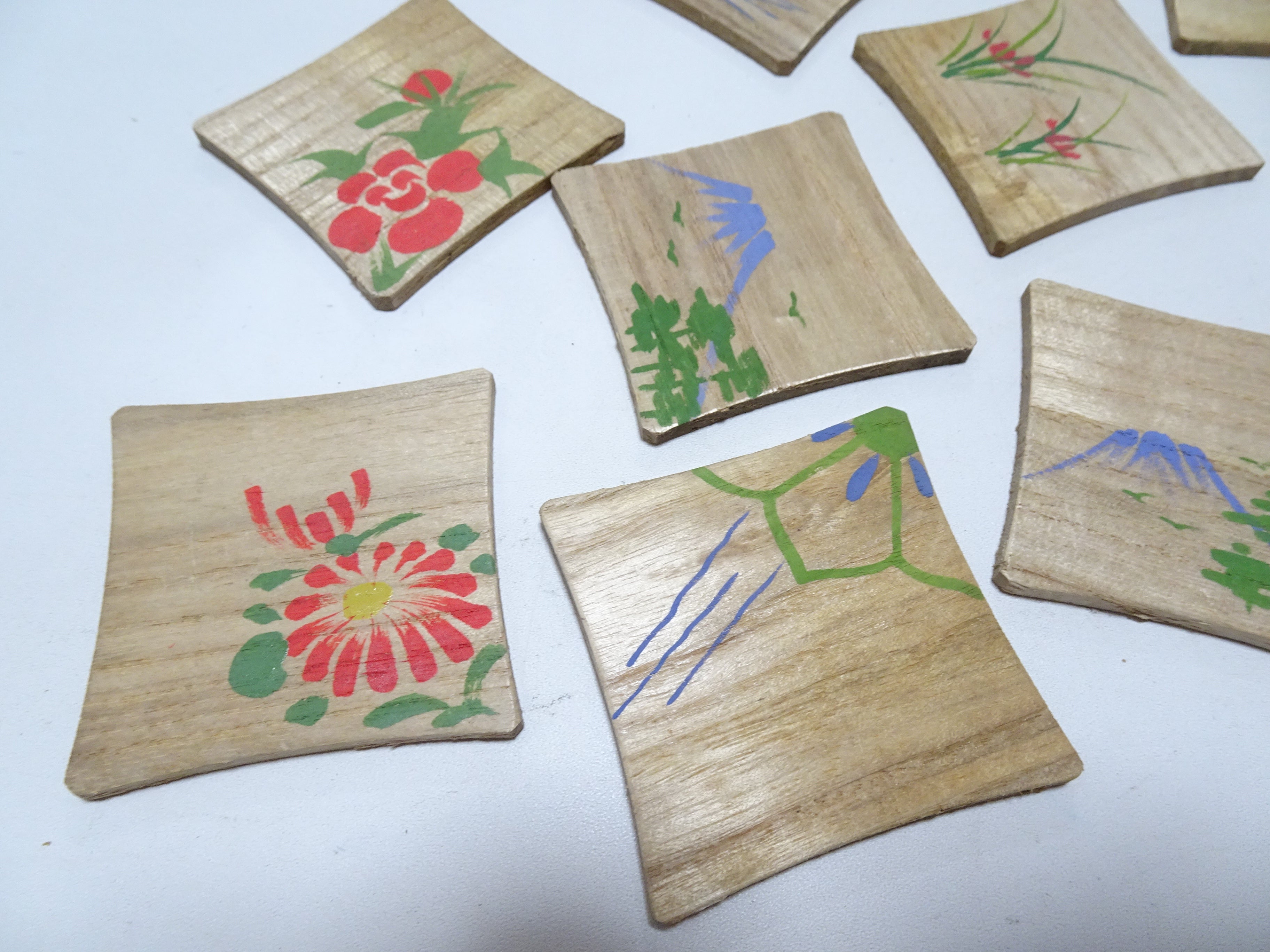 Vintage Japanese Wooden Thread Spools 10sets 17445