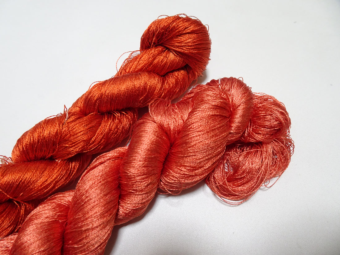 Japanese Vintage Twisted Silk Thread 2sets Embroidery 16947