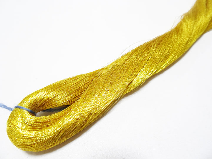 Japanese vintage high class gold leaf thread Ougon embroidery  0.16mm