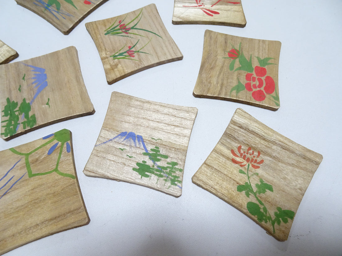 Vintage Japanese Wooden Thread Spools 10sets 17445