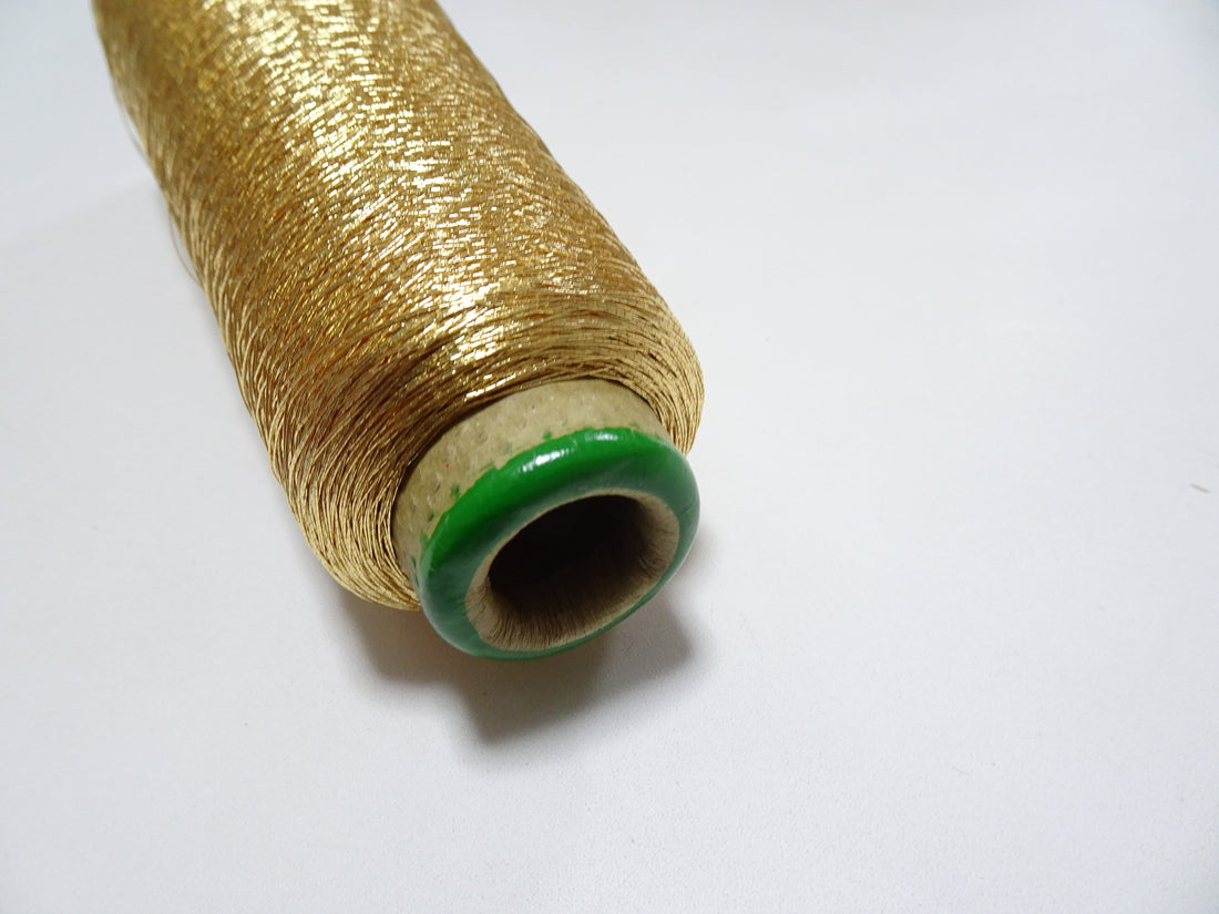 Japanese vintage Superb gold leaf thread 317  embroidery 1000M  0.30mm