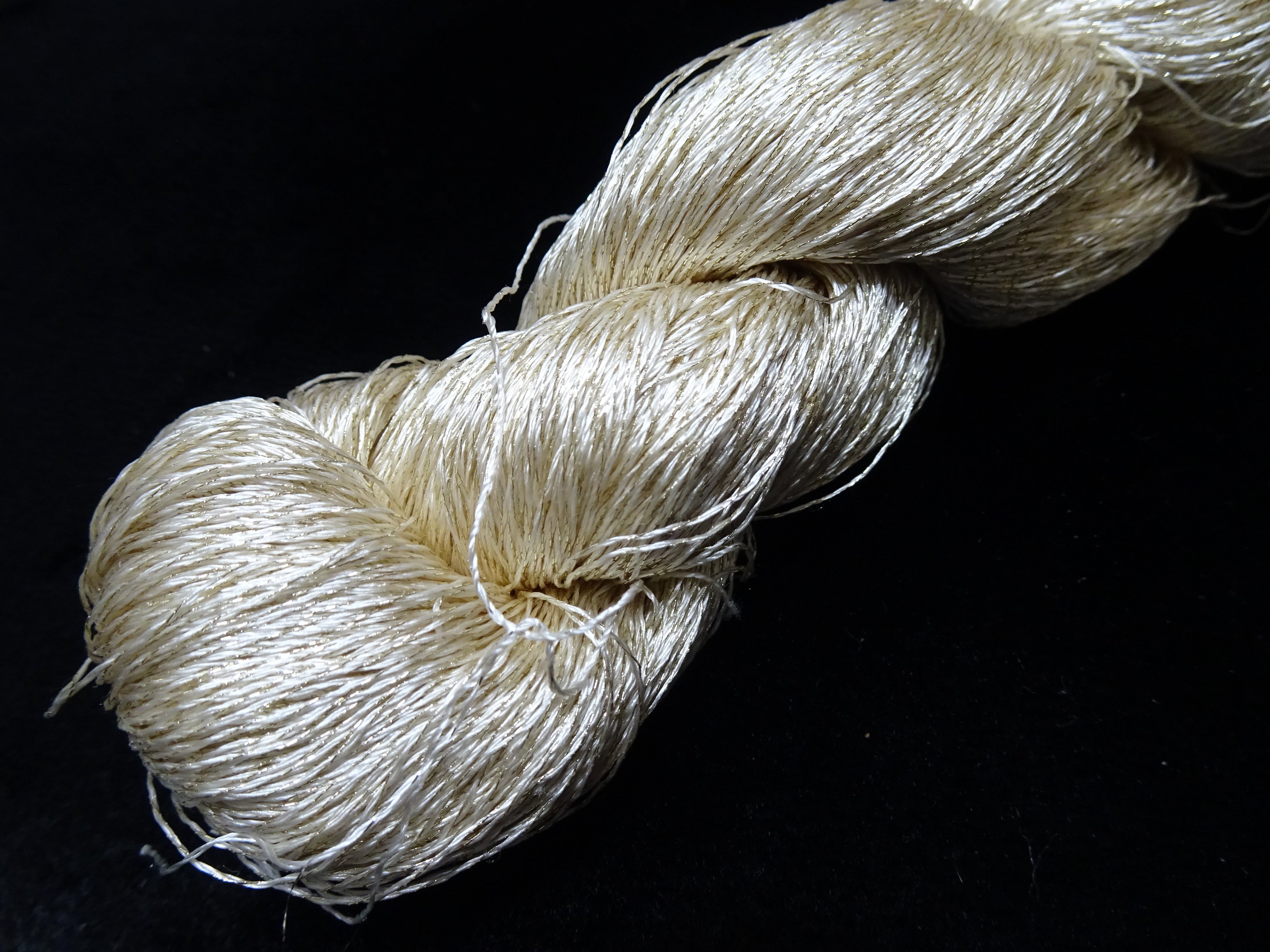 Japanese Vintage High Class Rare Silk Thread Mixture of Gold embroidery 17891