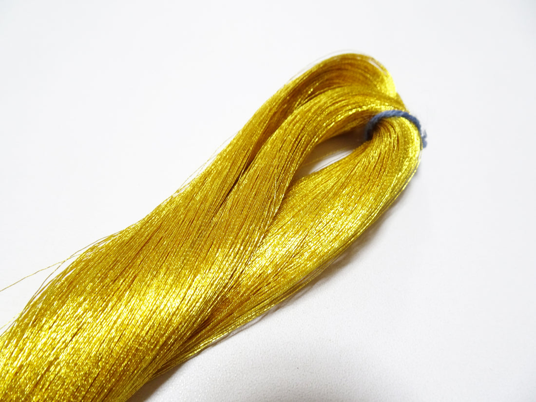 Japanese vintage high class gold leaf thread Ougon embroidery  0.16mm