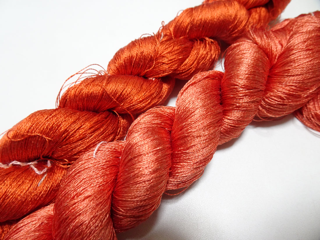 Japanese Vintage Twisted Silk Thread 2sets Embroidery 16947