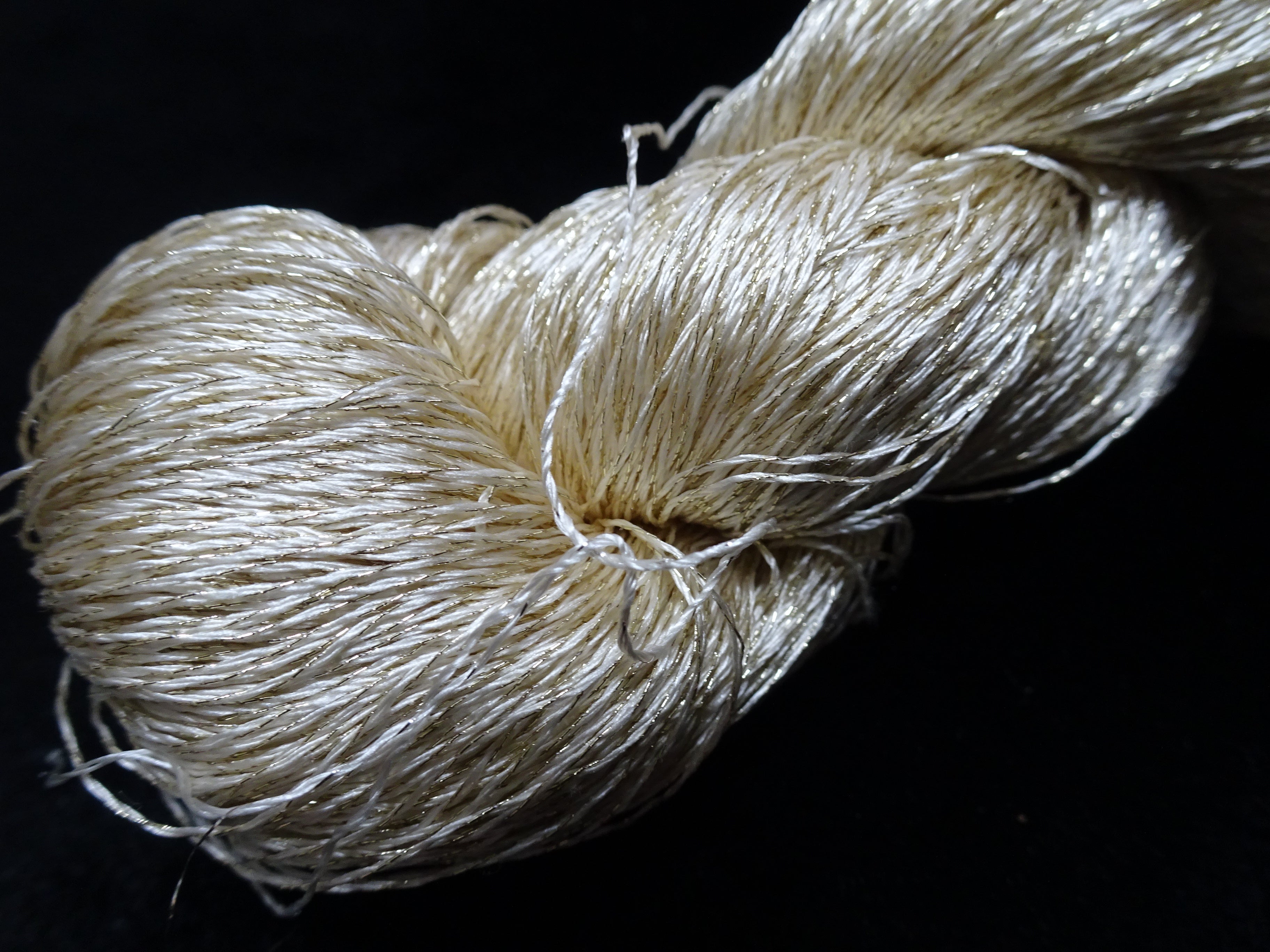 Japanese Vintage High Class Rare Silk Thread Mixture of Gold embroidery 17891