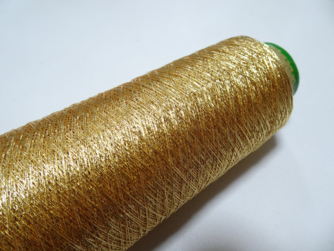 Japanese vintage Superb gold leaf thread 317  embroidery 1000M  0.30mm