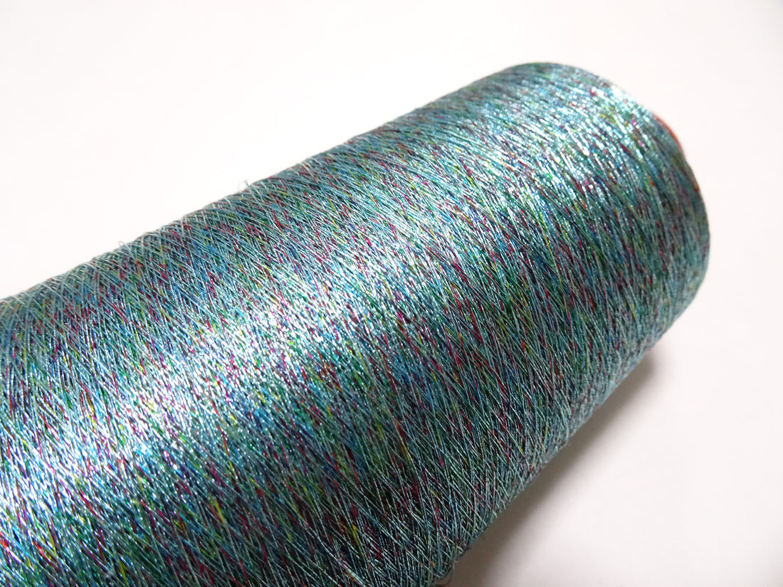 Super Special price! Japanese vintage metallic lame thread embroidery 5000M 9336