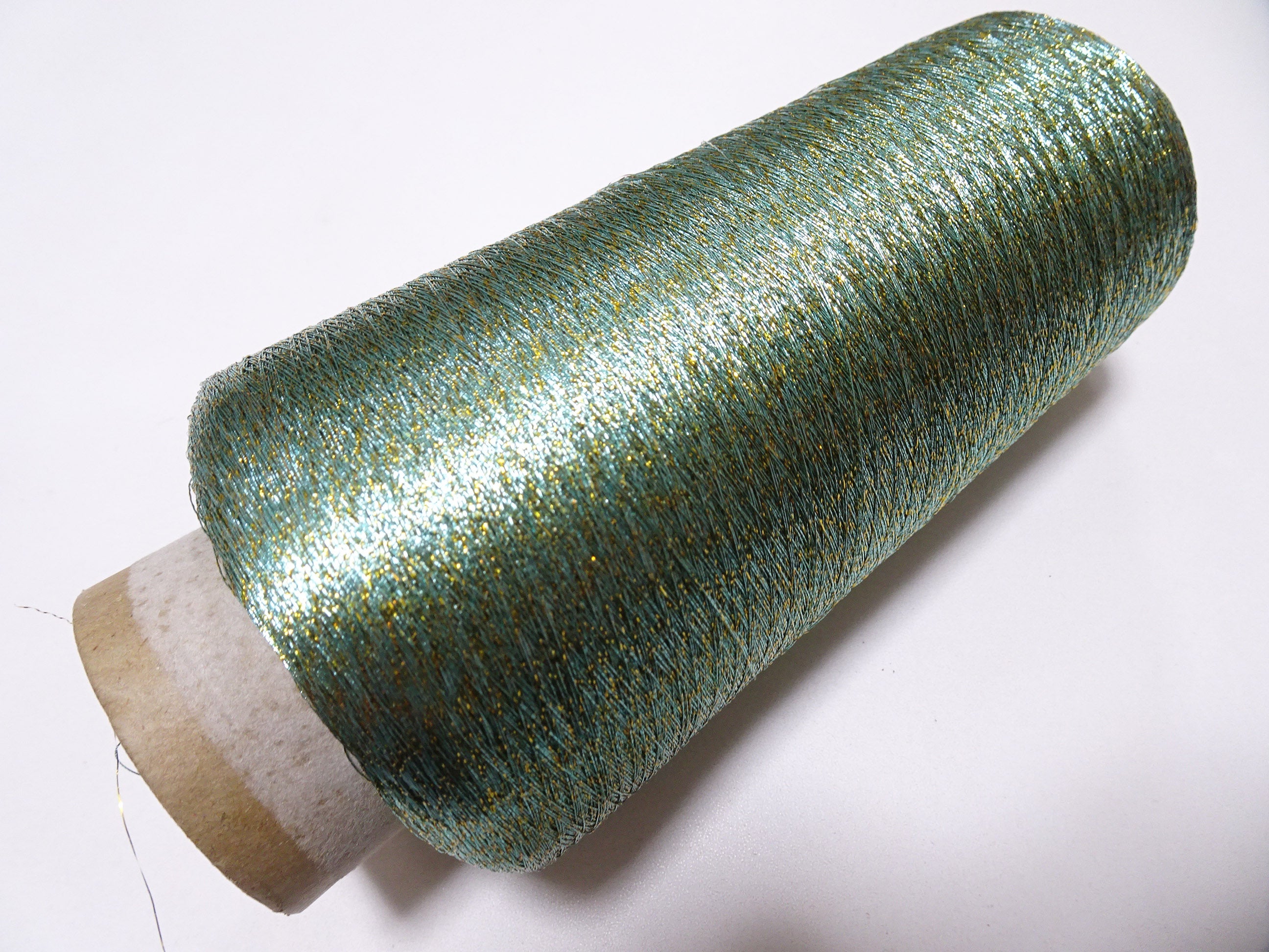 Super Special price! Japanese vintage metallic lame thread embroidery 5000M 9337