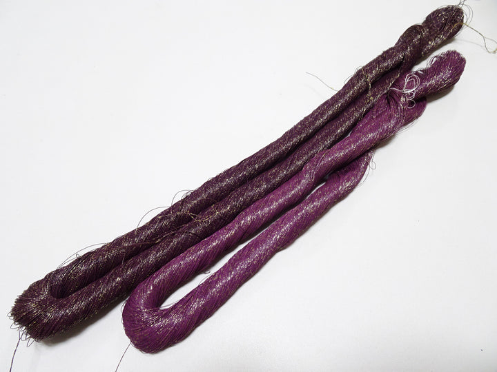 Special price! Japanese Vintage Super Rare Urushi (japanese lacquer) Kinsunago thread 2sets Over 1500M  0.16mm  12599