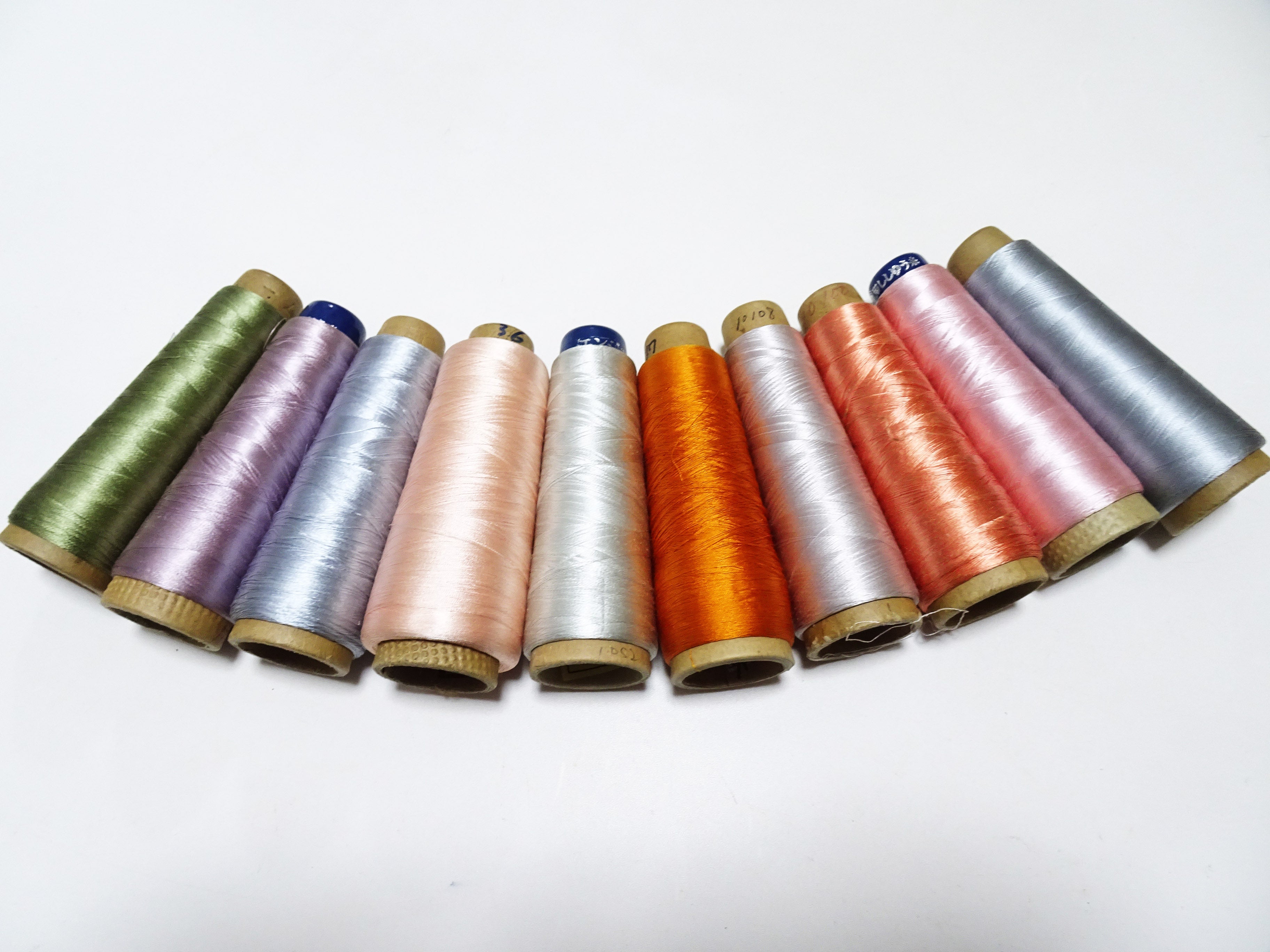 Special Price!! Japanese vintage silk thread 10sets embroidery Over 6,000 meters  16360