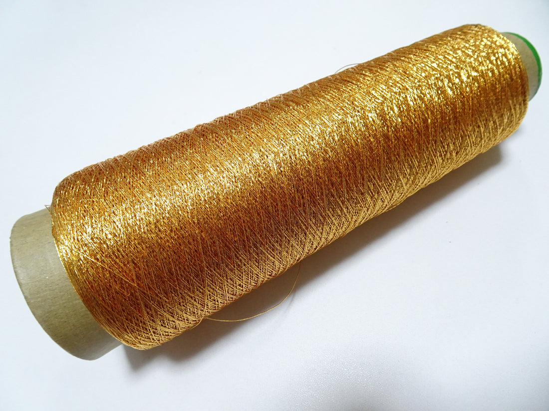 Japanese vintage Superb gold leaf thread 325  embroidery 1000M  0.30mm