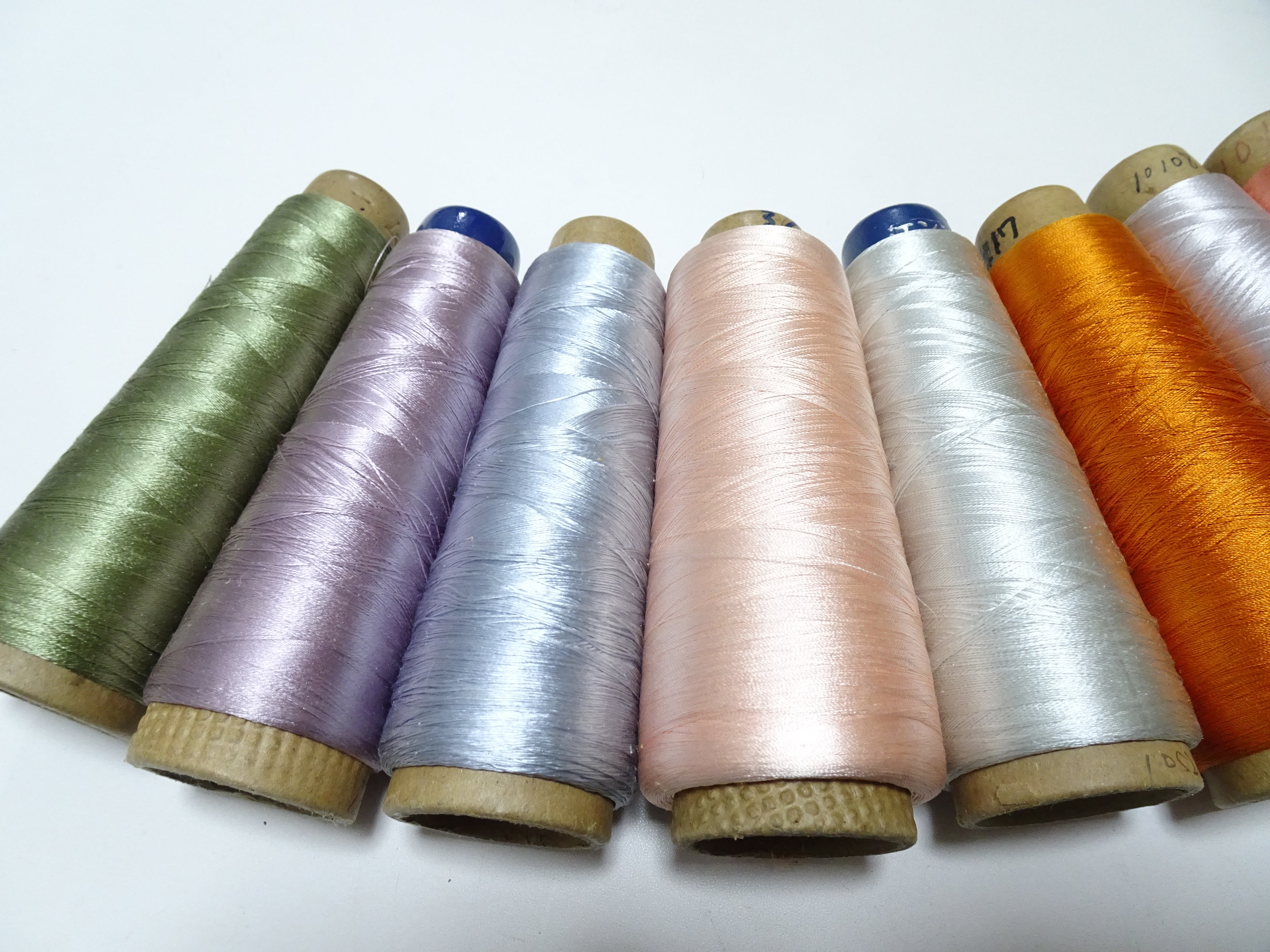 Special Price!! Japanese vintage silk thread 10sets embroidery Over 6,000 meters  16360