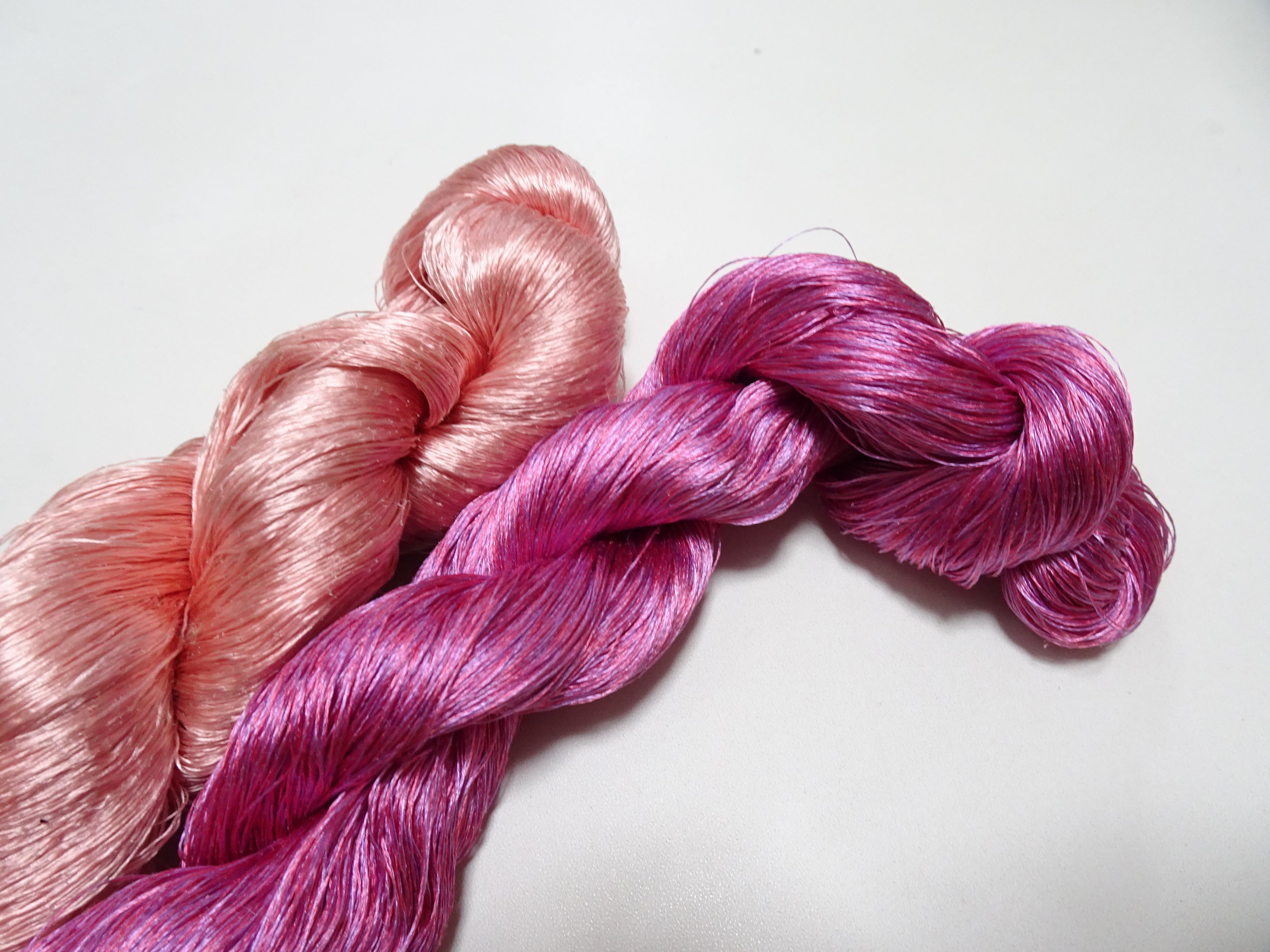 Japanese Vintage loose Twisted Silk Thread 2sets Embroidery 14531