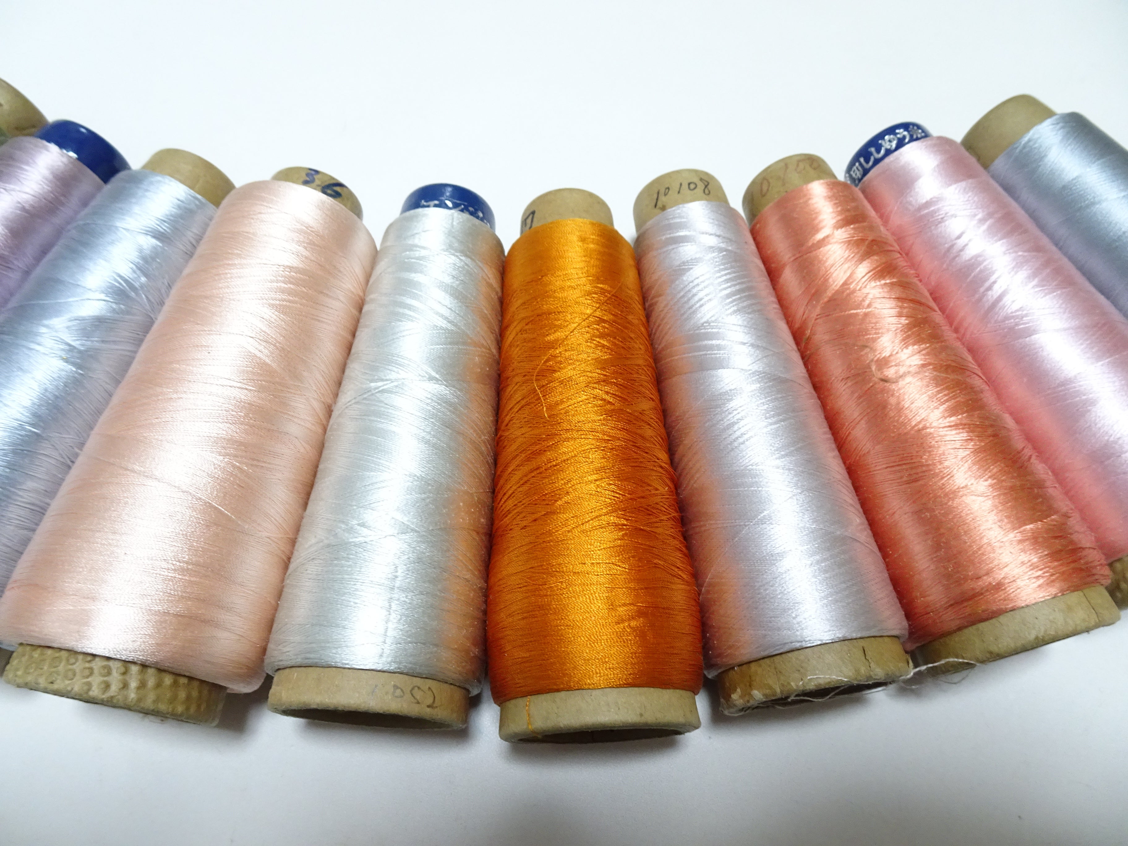 Special Price!! Japanese vintage silk thread 10sets embroidery Over 6,000 meters  16360