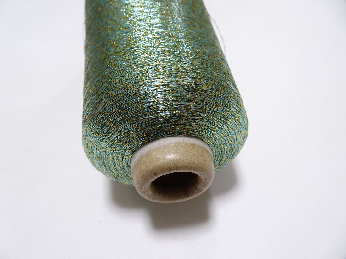 Super Special price! Japanese vintage metallic lame thread embroidery 5000M 9337