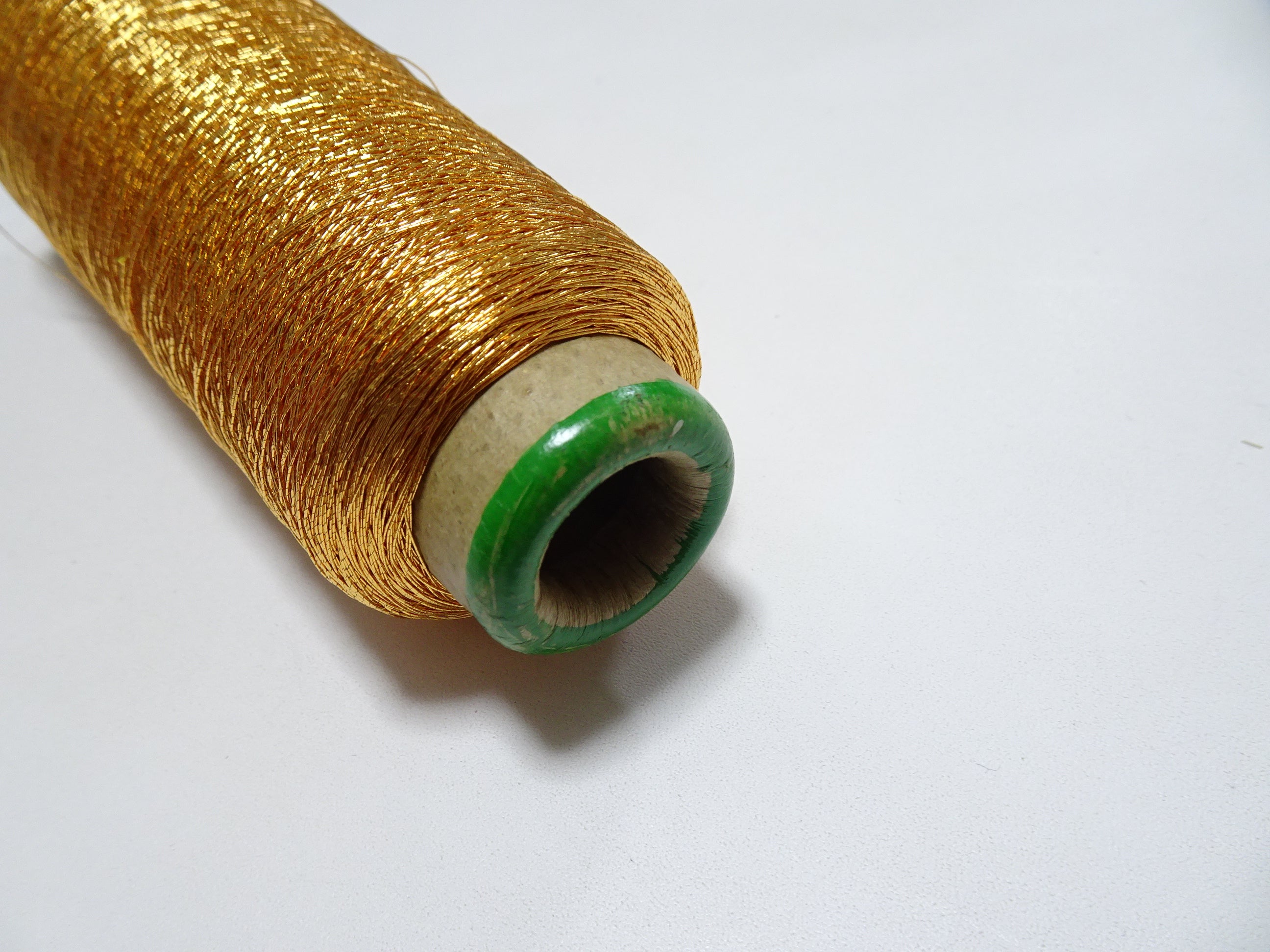 Japanese vintage Superb gold leaf thread 325  embroidery 1000M  0.30mm