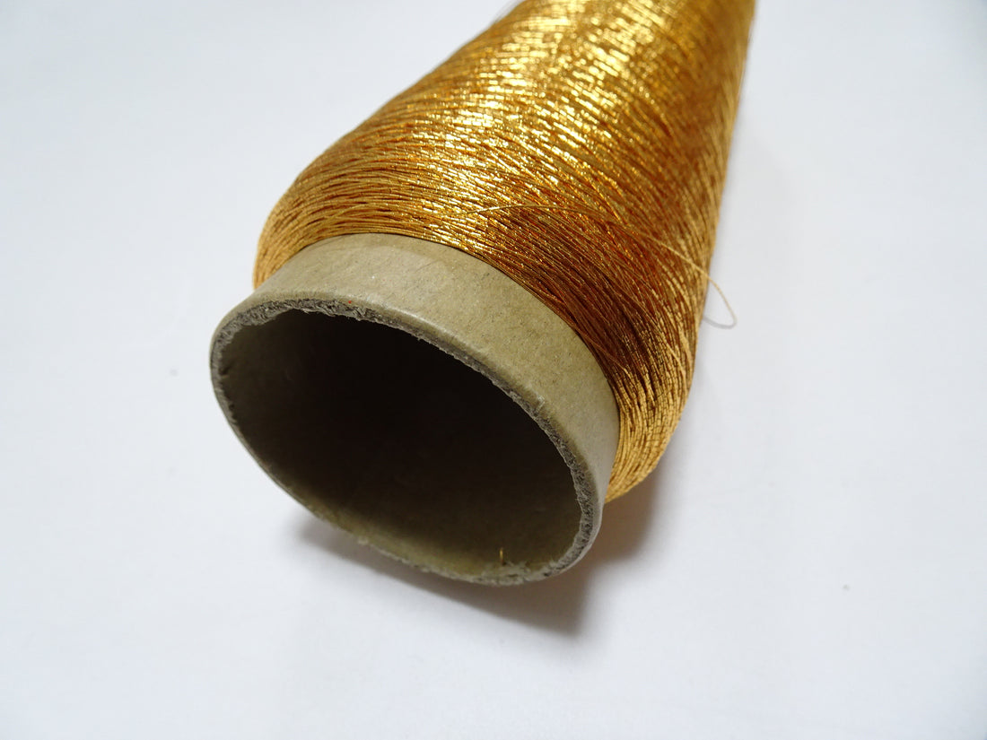 Japanese vintage Superb gold leaf thread 325  embroidery 1000M  0.30mm
