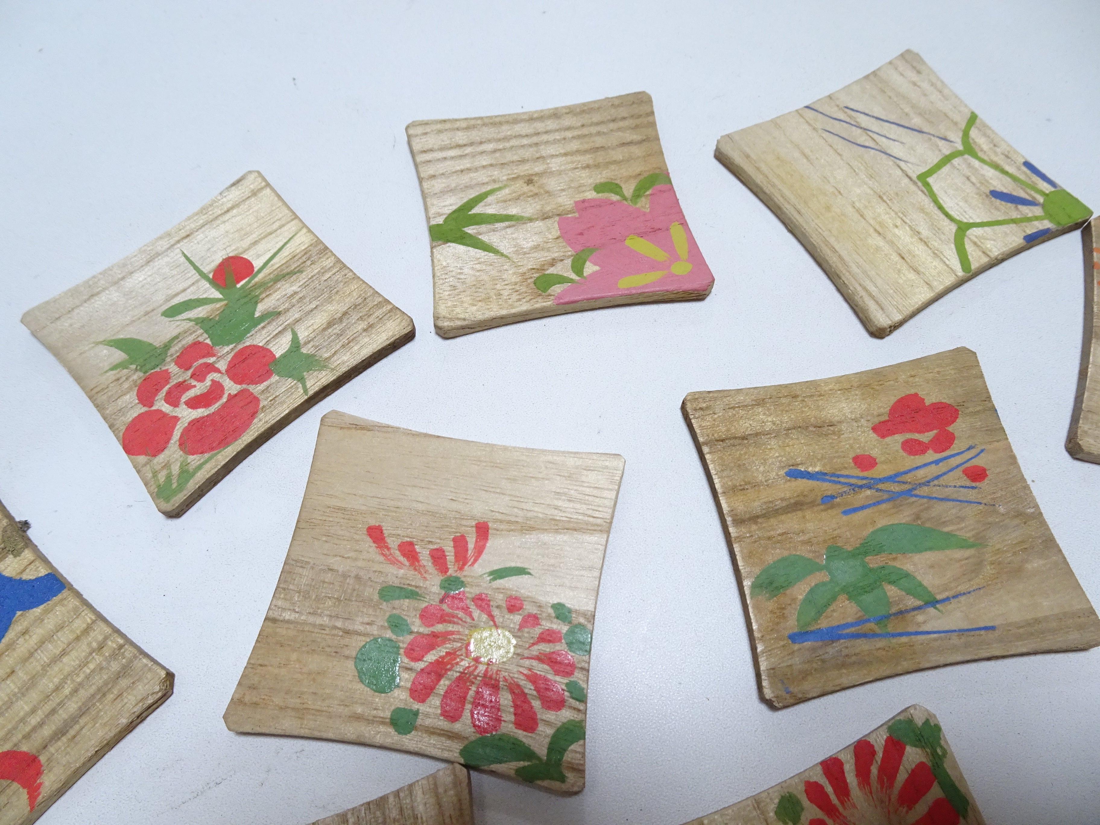 Vintage Japanese Wooden Thread Spools 10sets 17446