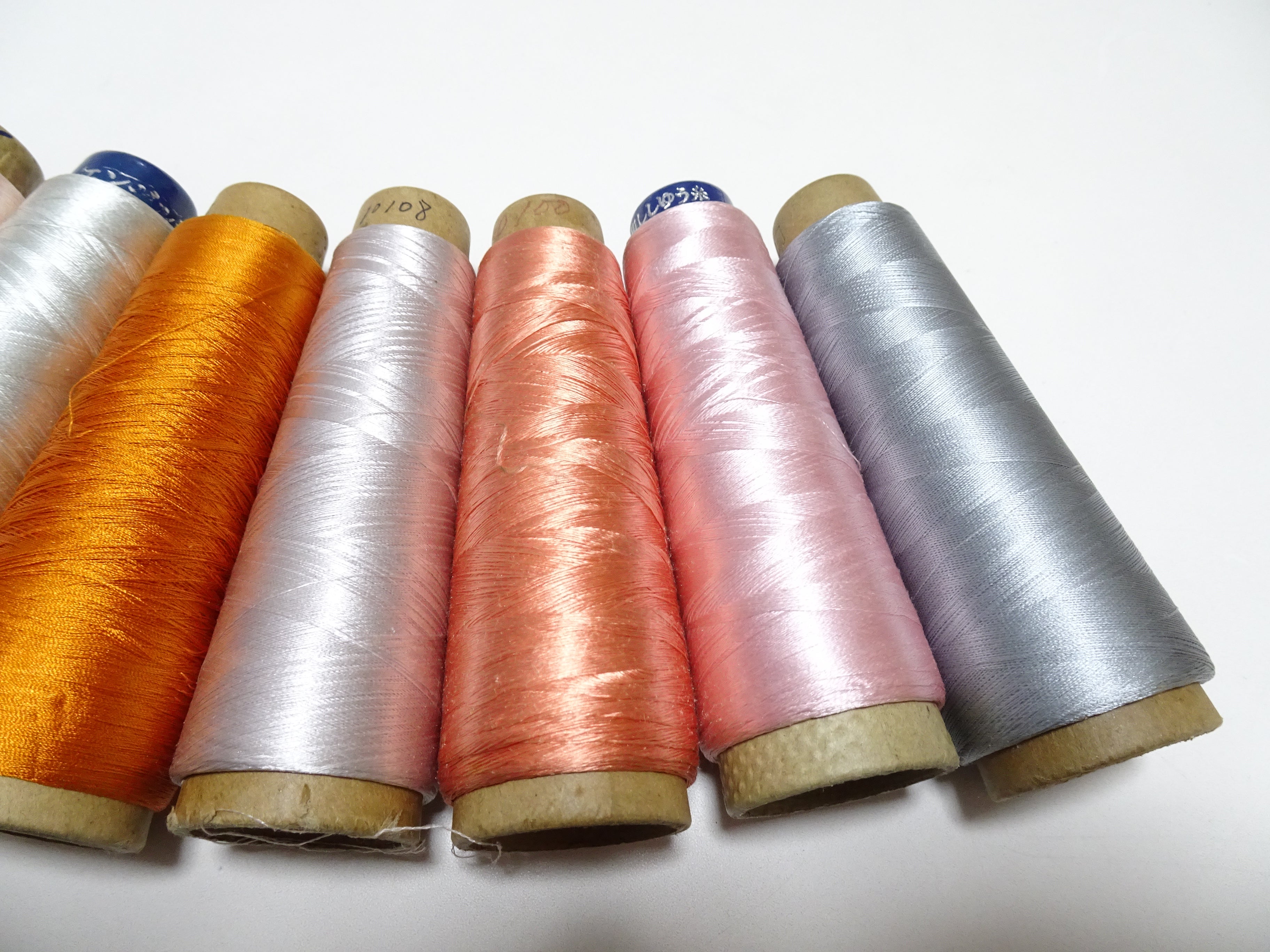 Special Price!! Japanese vintage silk thread 10sets embroidery Over 6,000 meters  16360
