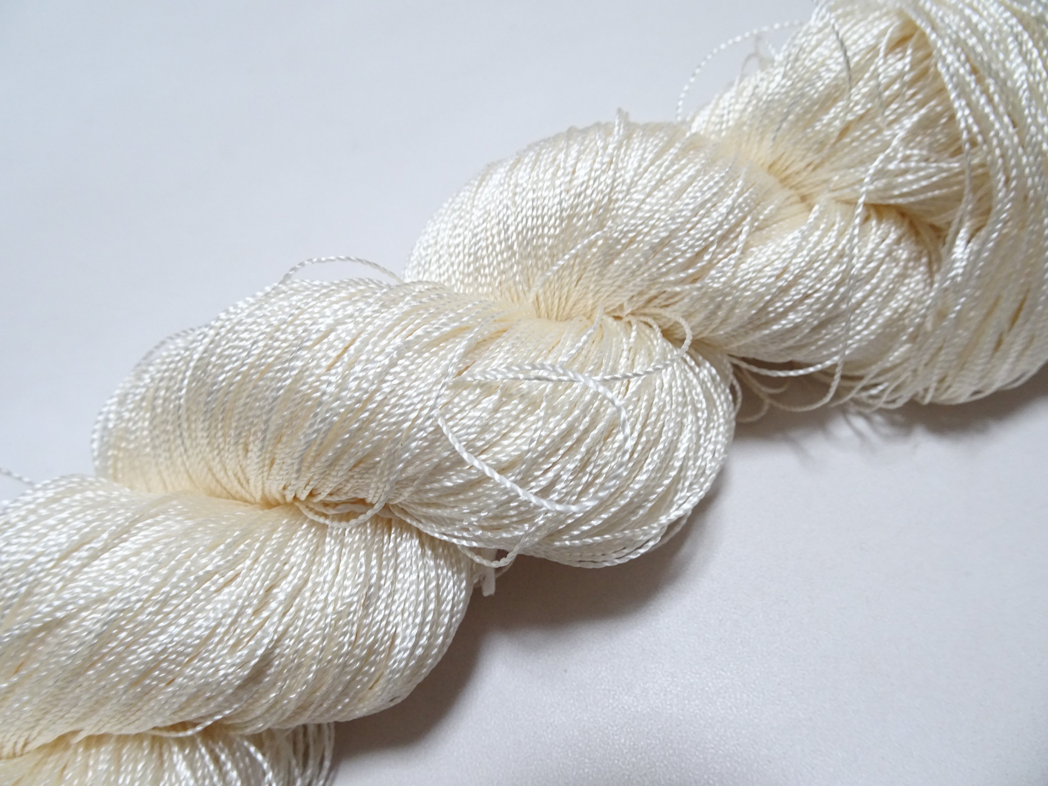 Japanese Vintage Twisted Silk Thread Embroidery & Weaving 18431
