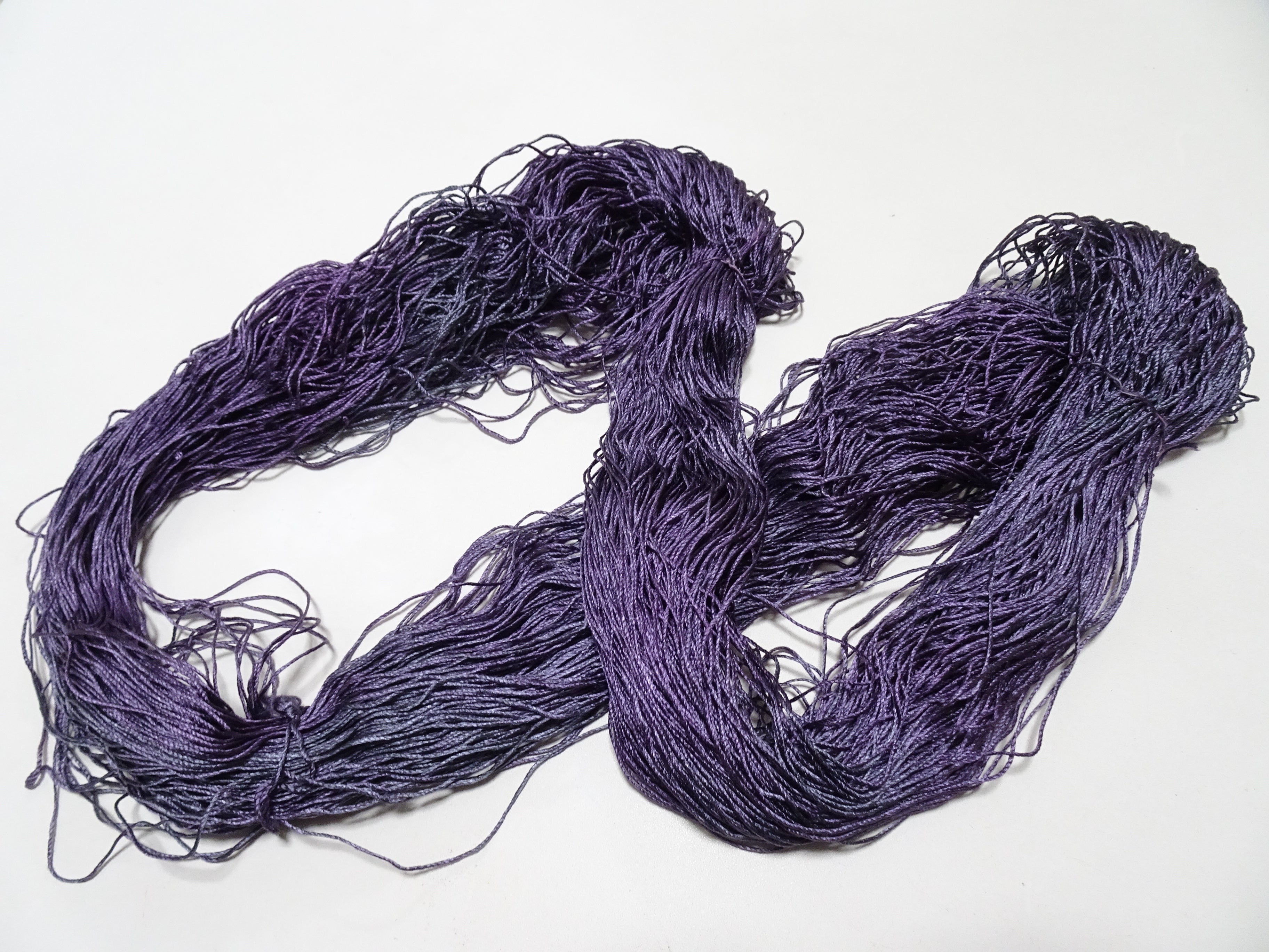 Japanese Tanaka Gen Silk – One-of-a-Kind Hand-Dyed Artistic Silk Thread, Rare Japanese Artisan Yarn, Limited Stock 16502