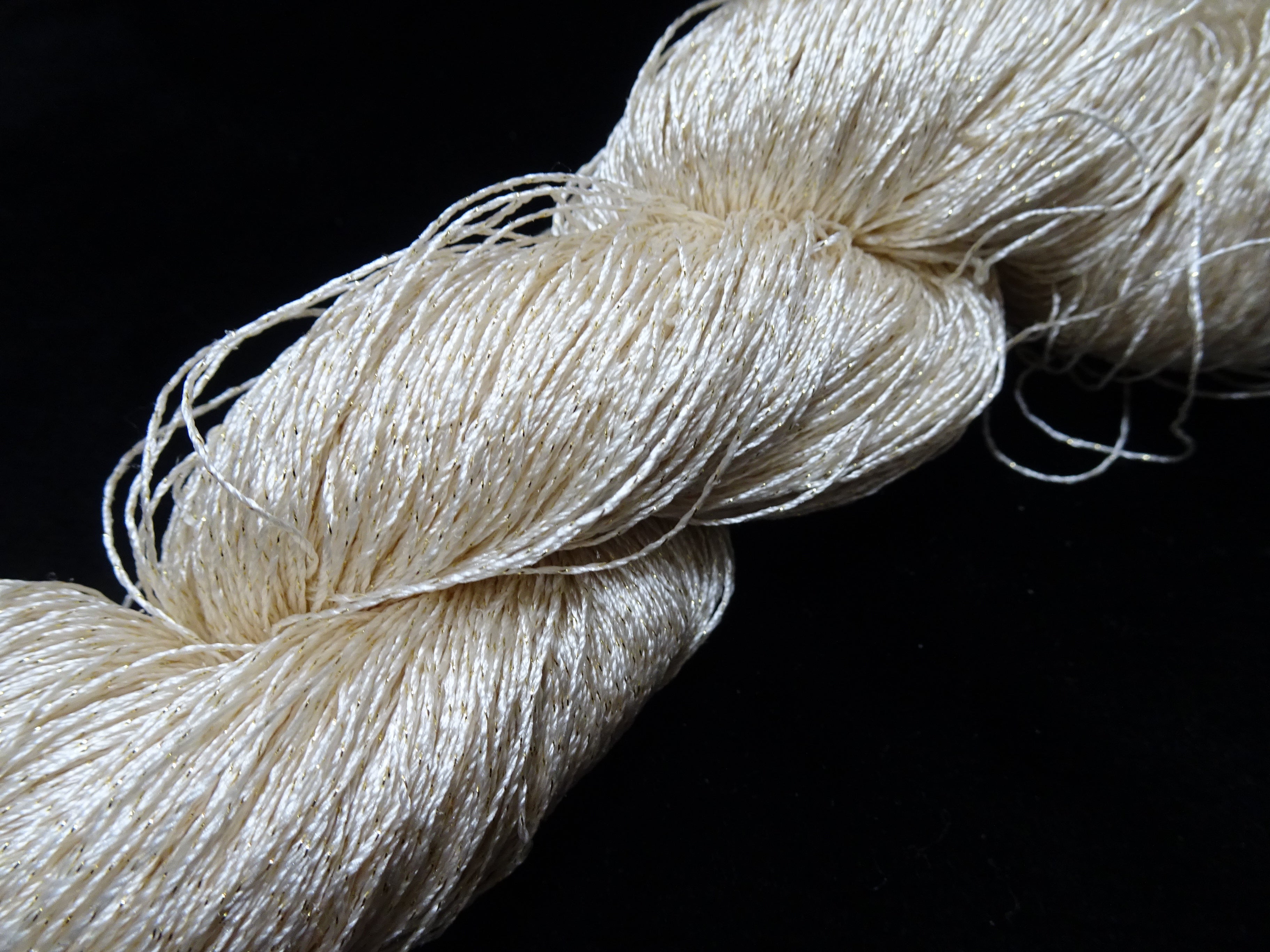 Japanese Vintage High Class Rare Silk Thread Mixture of Gold embroidery 17892