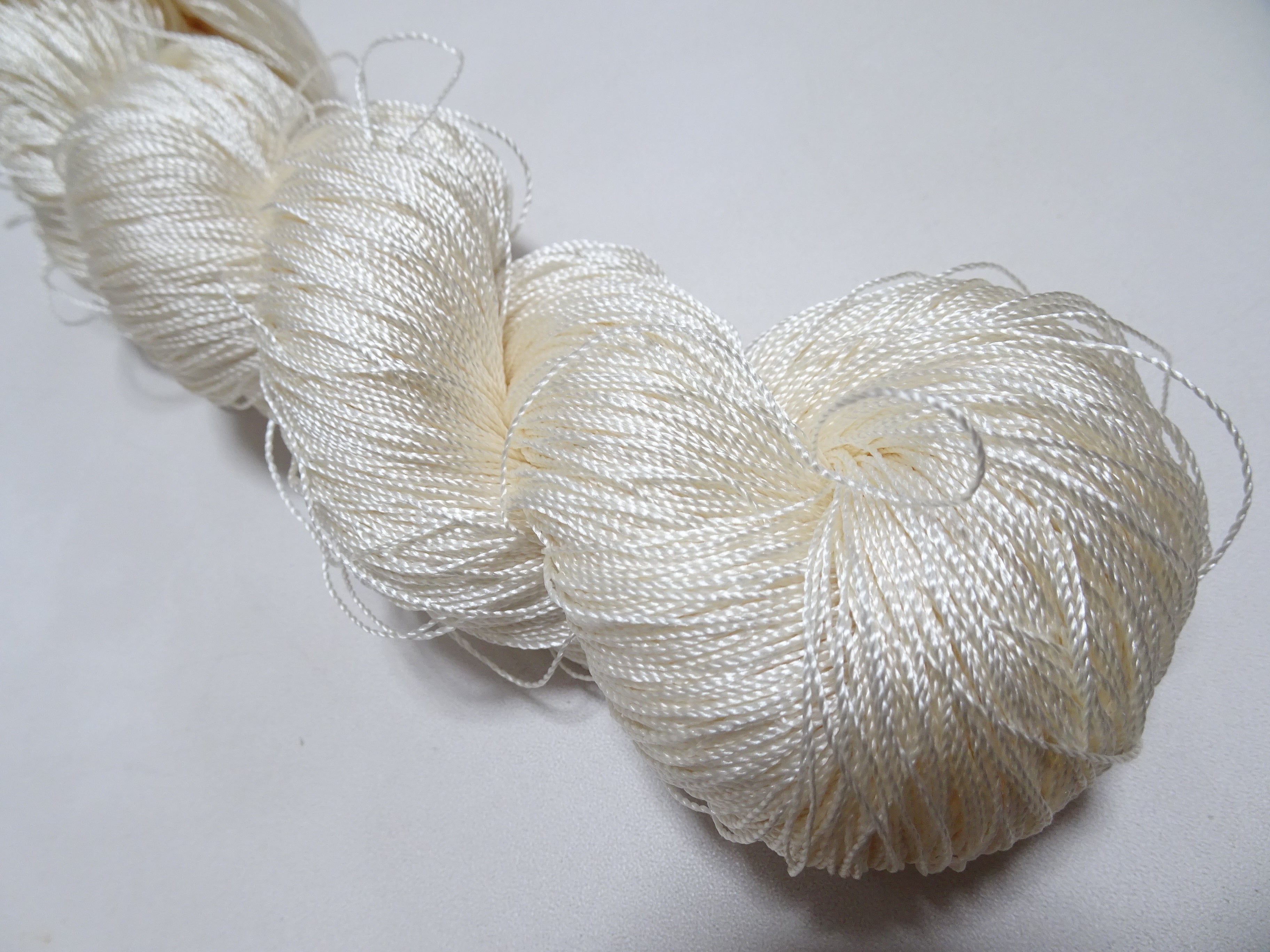 Japanese Vintage Twisted Silk Thread Embroidery & Weaving 18431