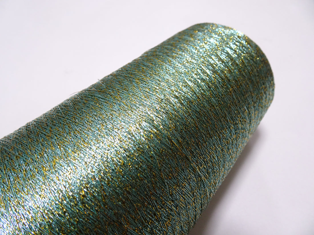Super Special price! Japanese vintage metallic lame thread embroidery 5000M 9337
