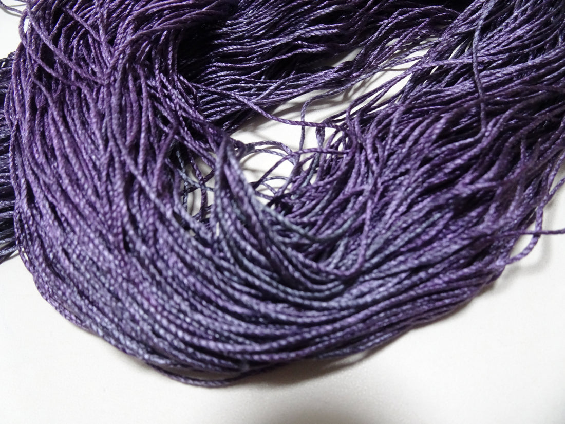 Japanese Tanaka Gen Silk – One-of-a-Kind Hand-Dyed Artistic Silk Thread, Rare Japanese Artisan Yarn, Limited Stock 16502