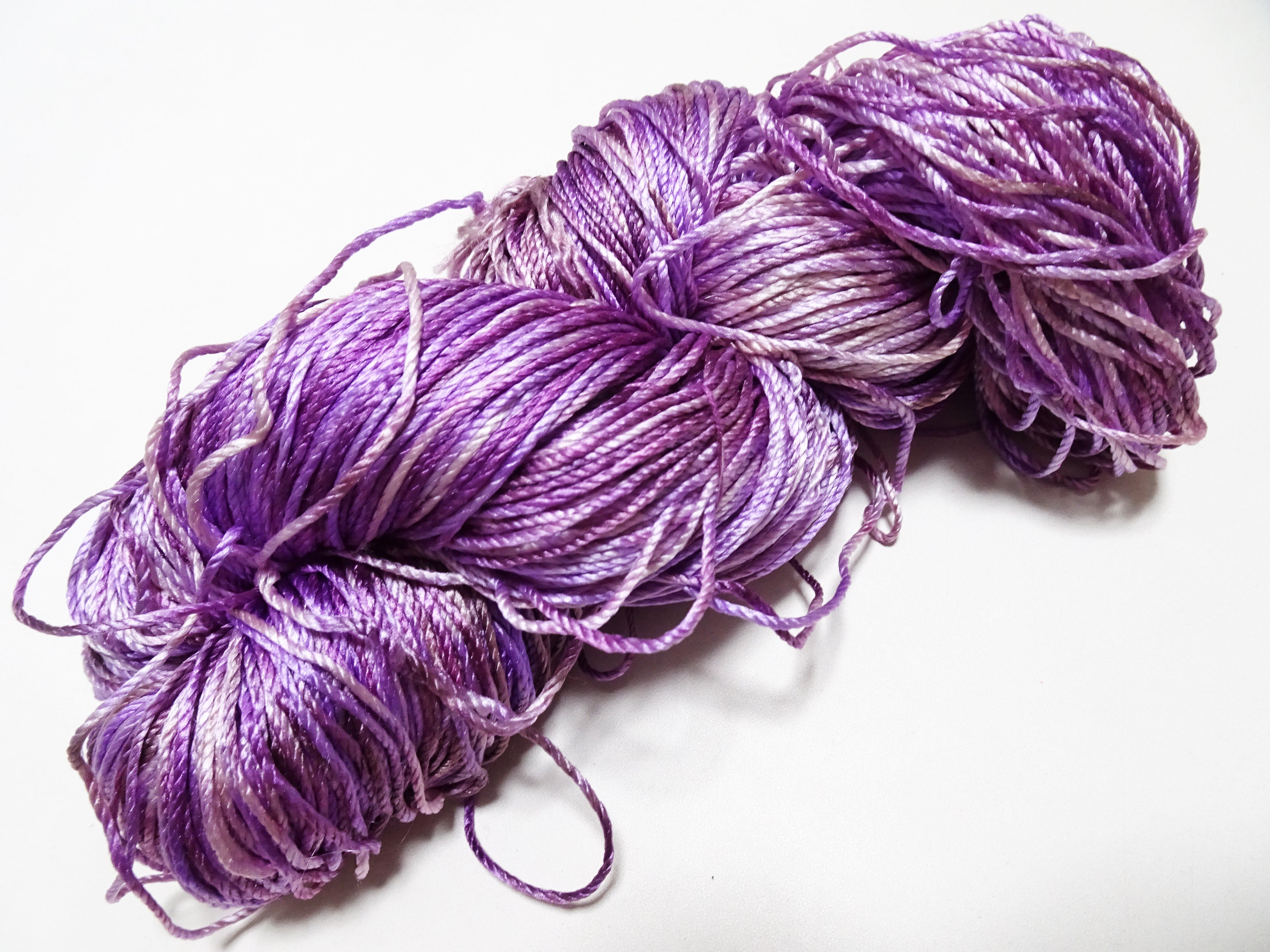 Japanese Tanaka Gen Silk – One-of-a-Kind Hand-Dyed Artistic Silk Thread, Rare Japanese Artisan Yarn, Limited Stock 16503