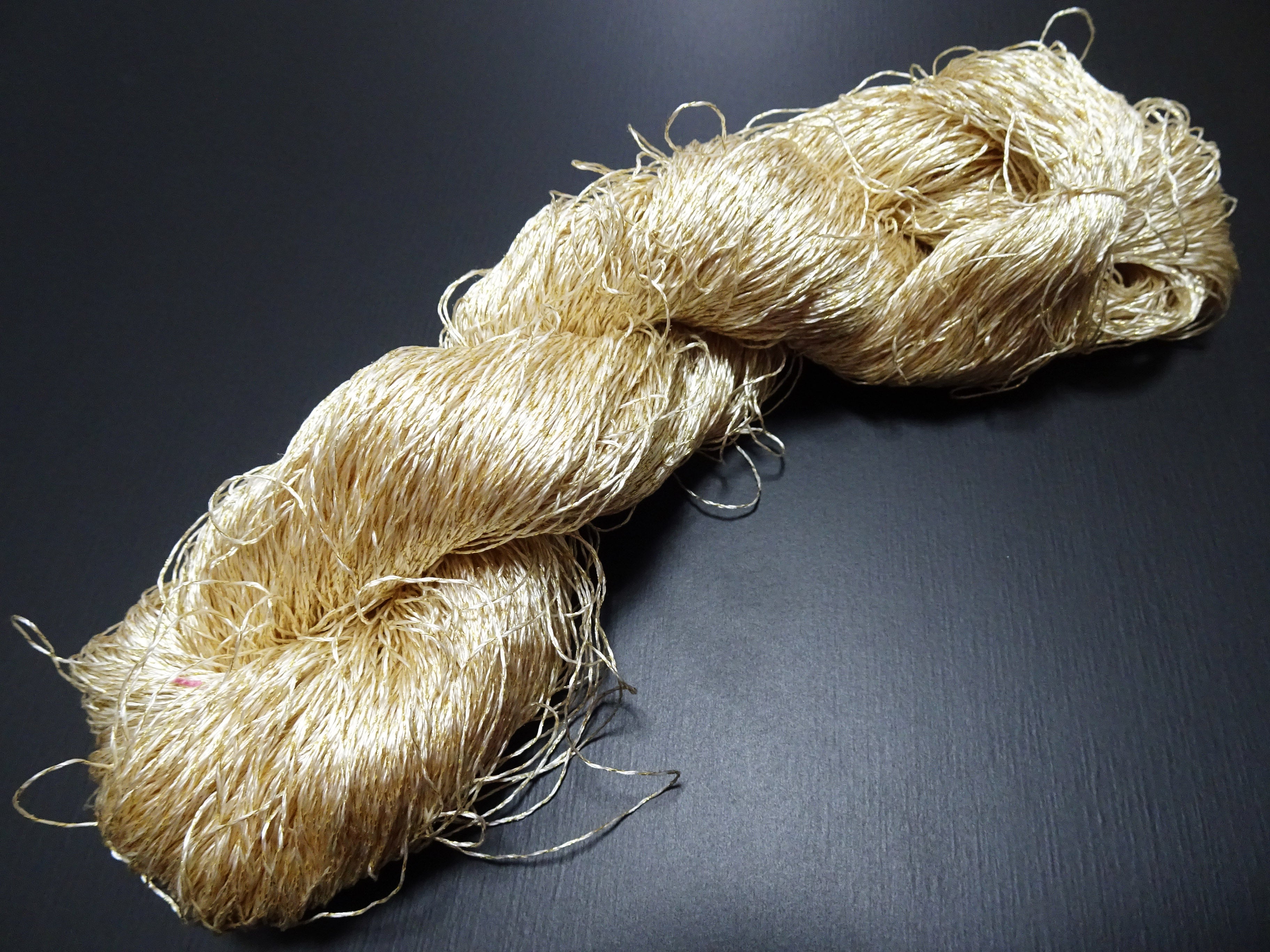 Japanese Vintage High Class Rare Silk Thread Mixture of Gold embroidery 17691