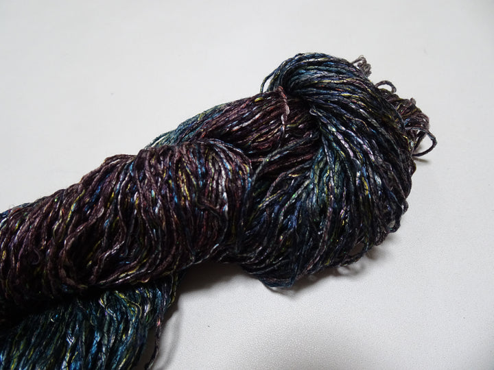 Japanese Tanaka Gen Silk – One-of-a-Kind Hand-Dyed Artistic Silk Wool Thread(Silk87% Wool13%), Rare Japanese Artisan Yarn, Limited Stock 16470
