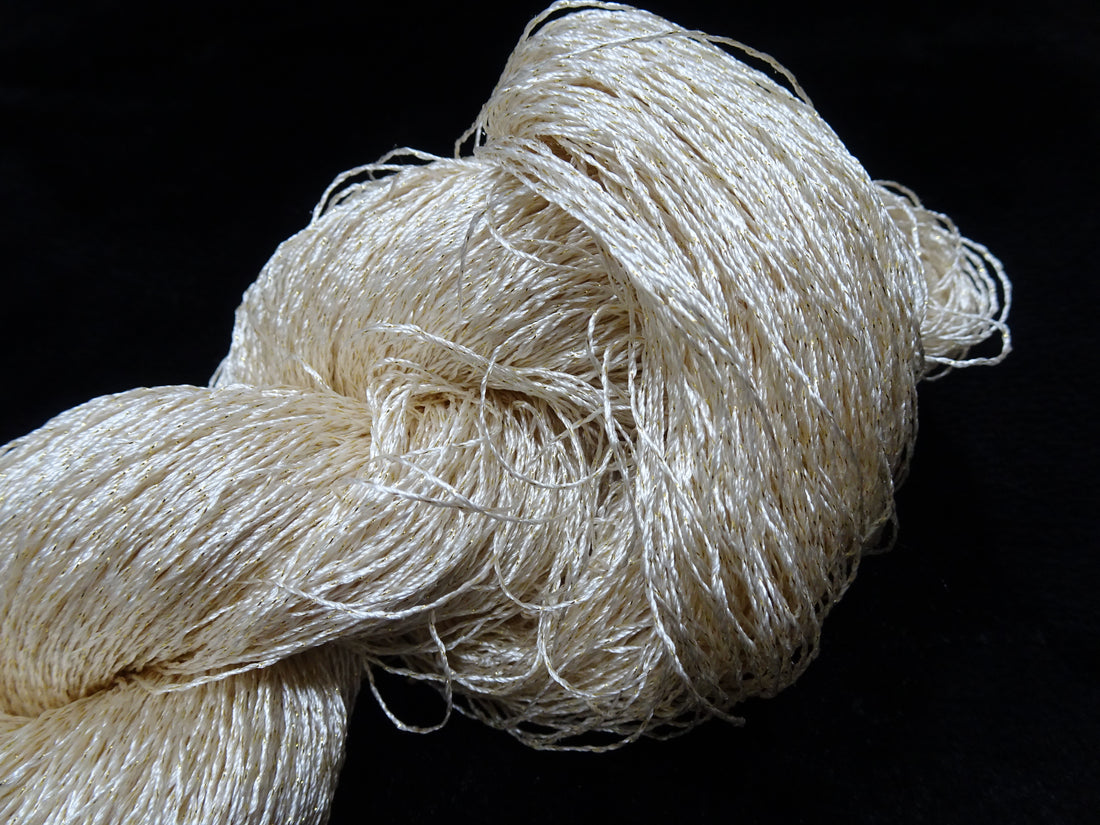 Japanese Vintage High Class Rare Silk Thread Mixture of Gold embroidery 17893