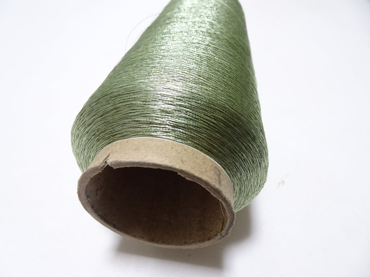 Japanese vintage rare Superb pure silver leaf thread color 33  5000M  0.16mm