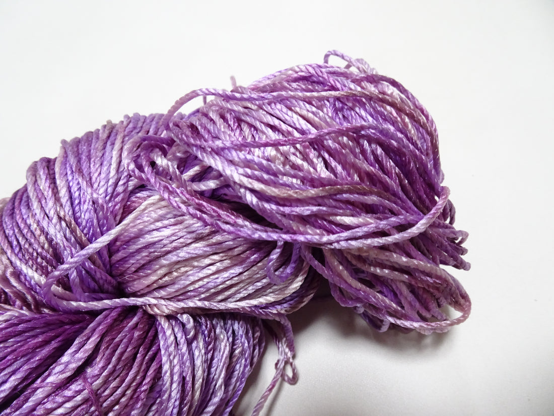 Japanese Tanaka Gen Silk – One-of-a-Kind Hand-Dyed Artistic Silk Thread, Rare Japanese Artisan Yarn, Limited Stock 16503