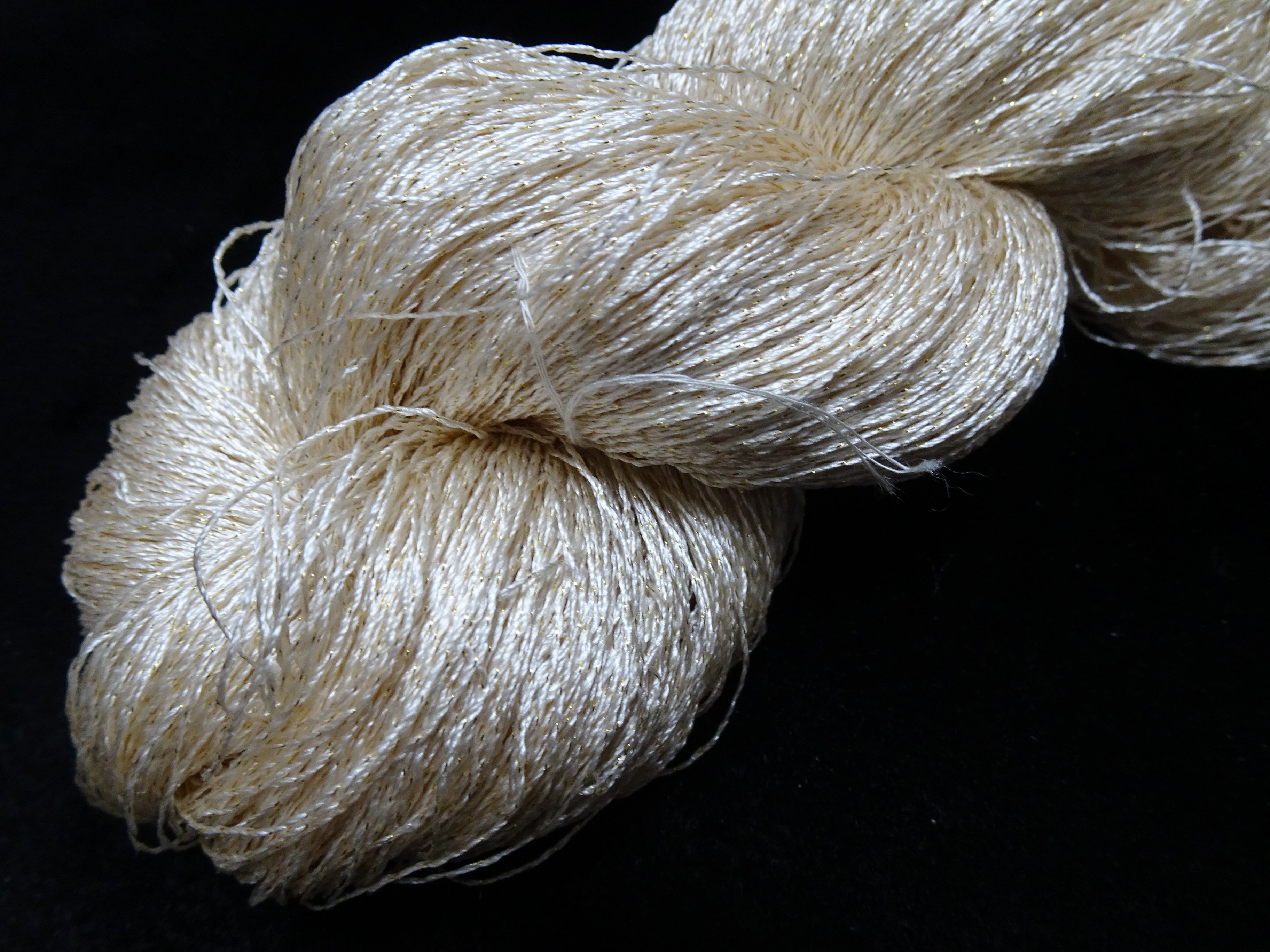 Japanese Vintage High Class Rare Silk Thread Mixture of Gold embroidery 17893